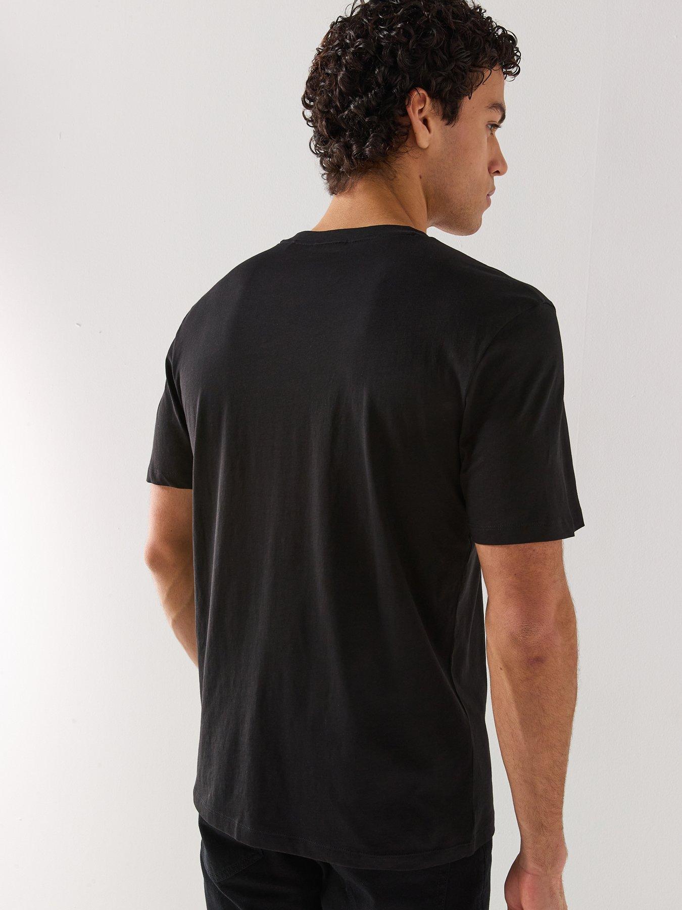 hugo-dostino-printed-regular-fit-t-shirt-blackstillFront