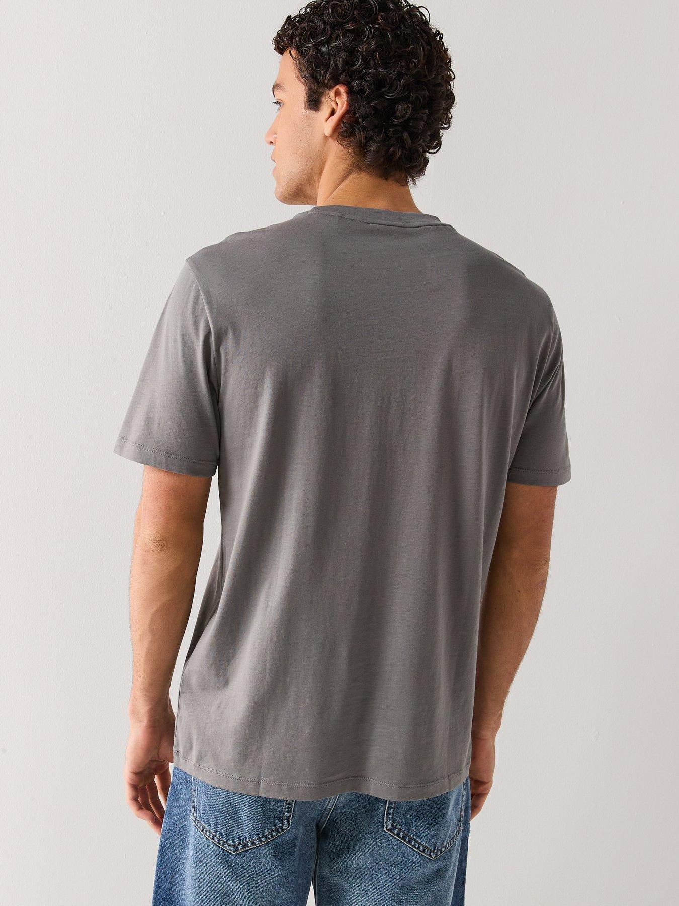 Image 2 of 4 of HUGO Dostino Printed Regular Fit T-Shirt - Dark Grey
