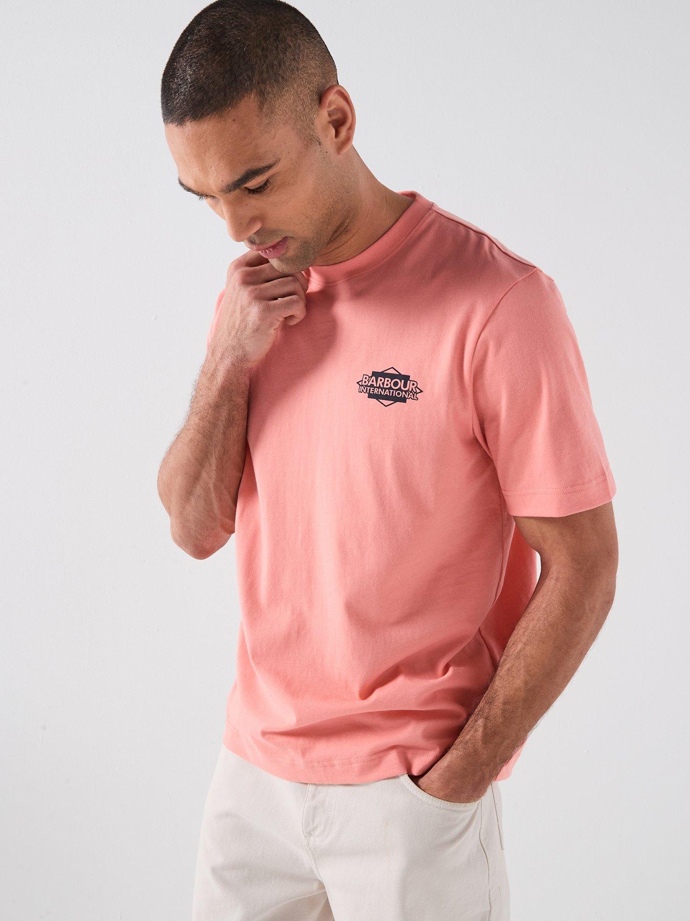 Barbour International Barbour International Wilmslow Graphic Relaxed T-Shirt - Pink