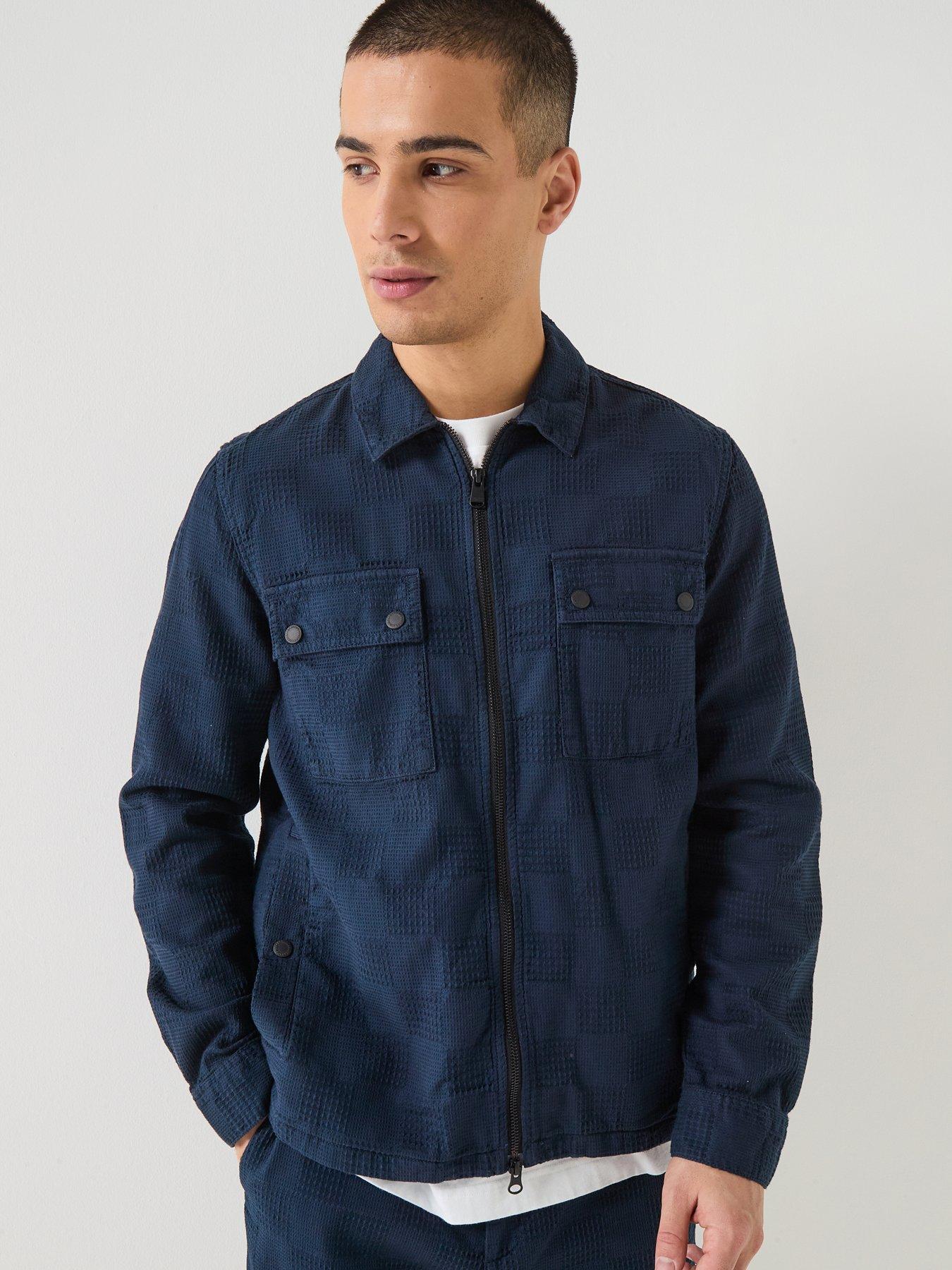 Barbour International Barbour International Blackstreak Summer Jacquard Overshirt - Navy