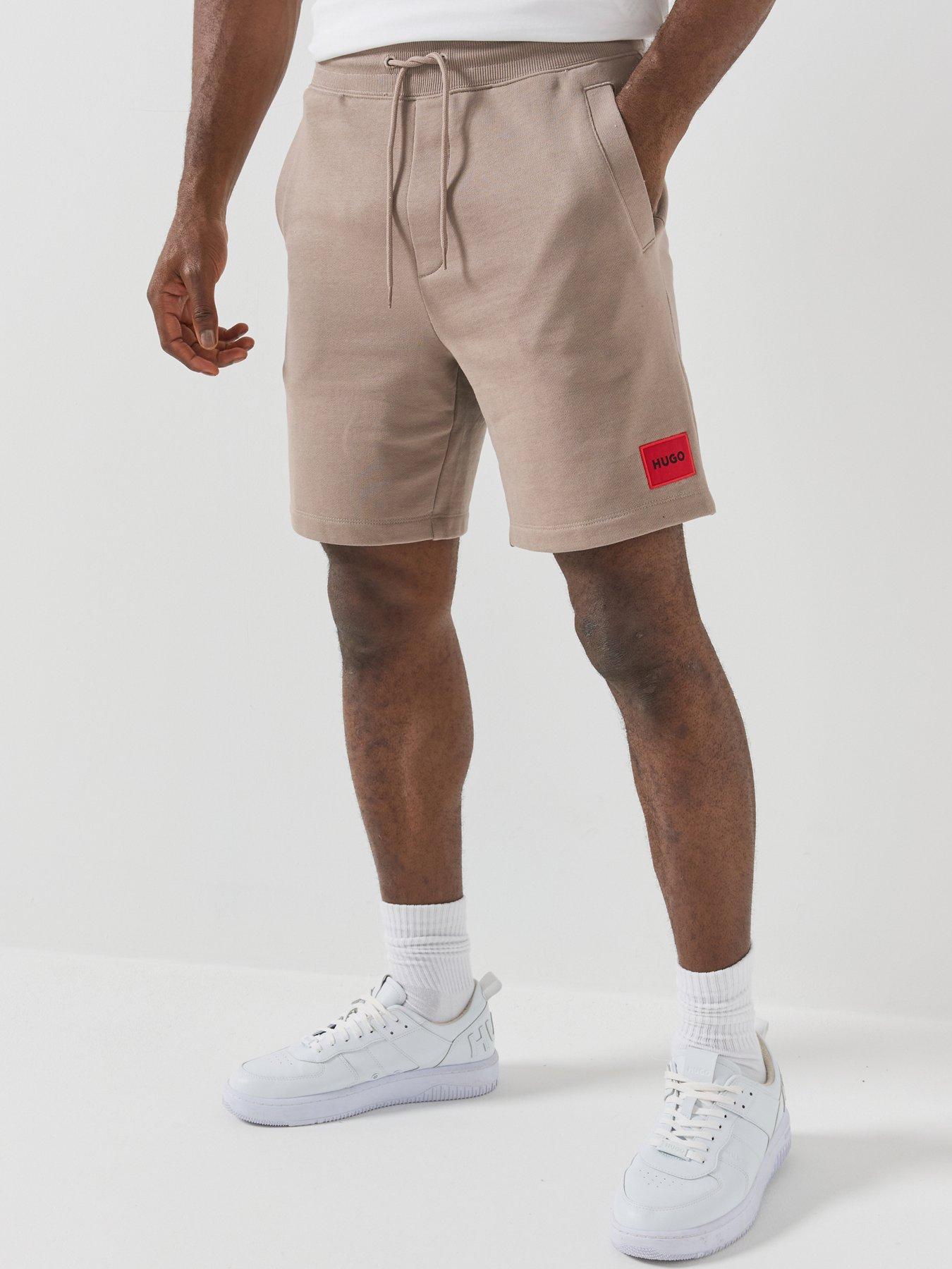 HUGO HUGO Diz222 Regular Fit Jersey Shorts - Light Brown