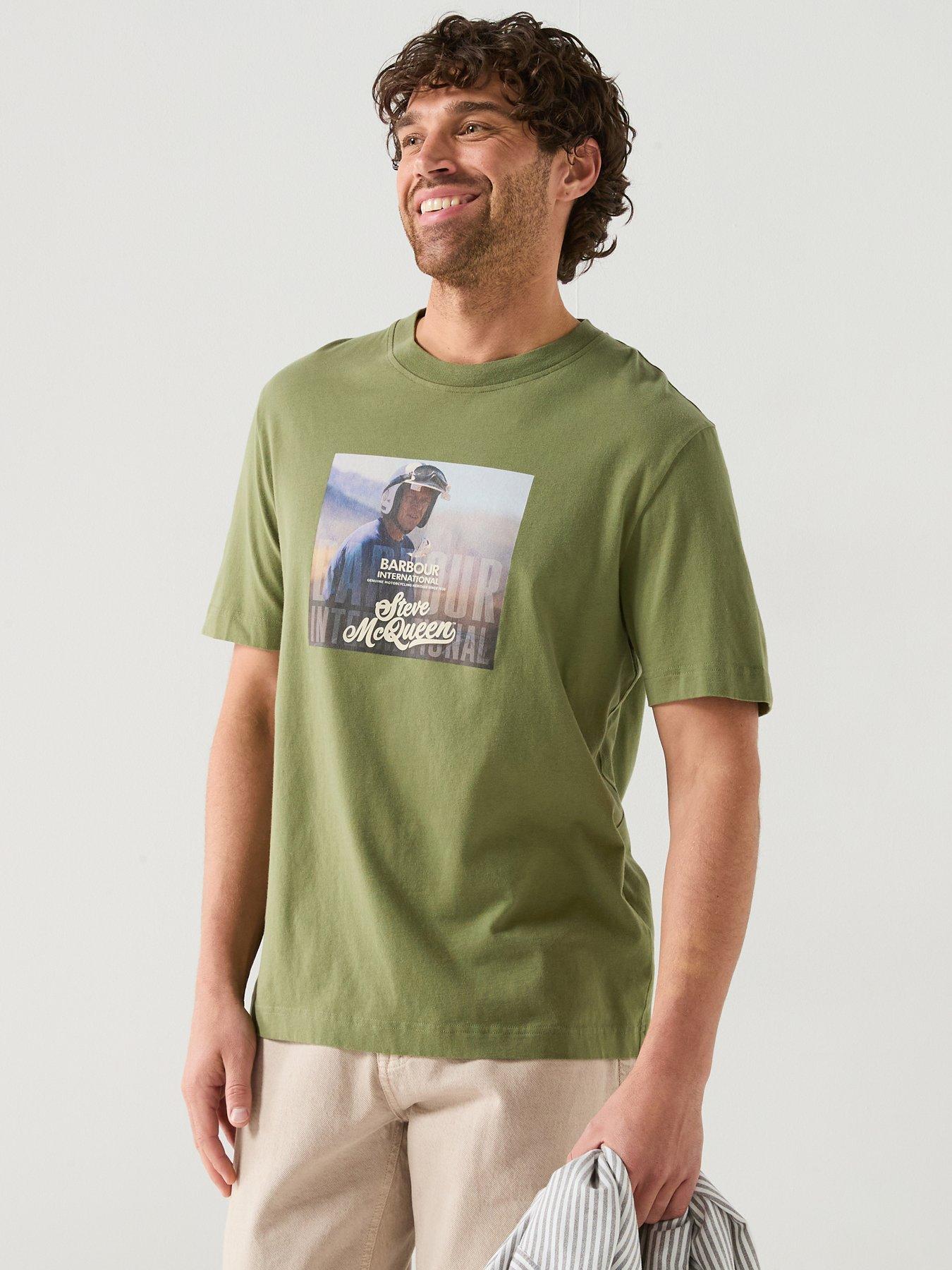 Barbour International Barbour International x Steve Mcqueen Walde Photographic T-Shirt - Green