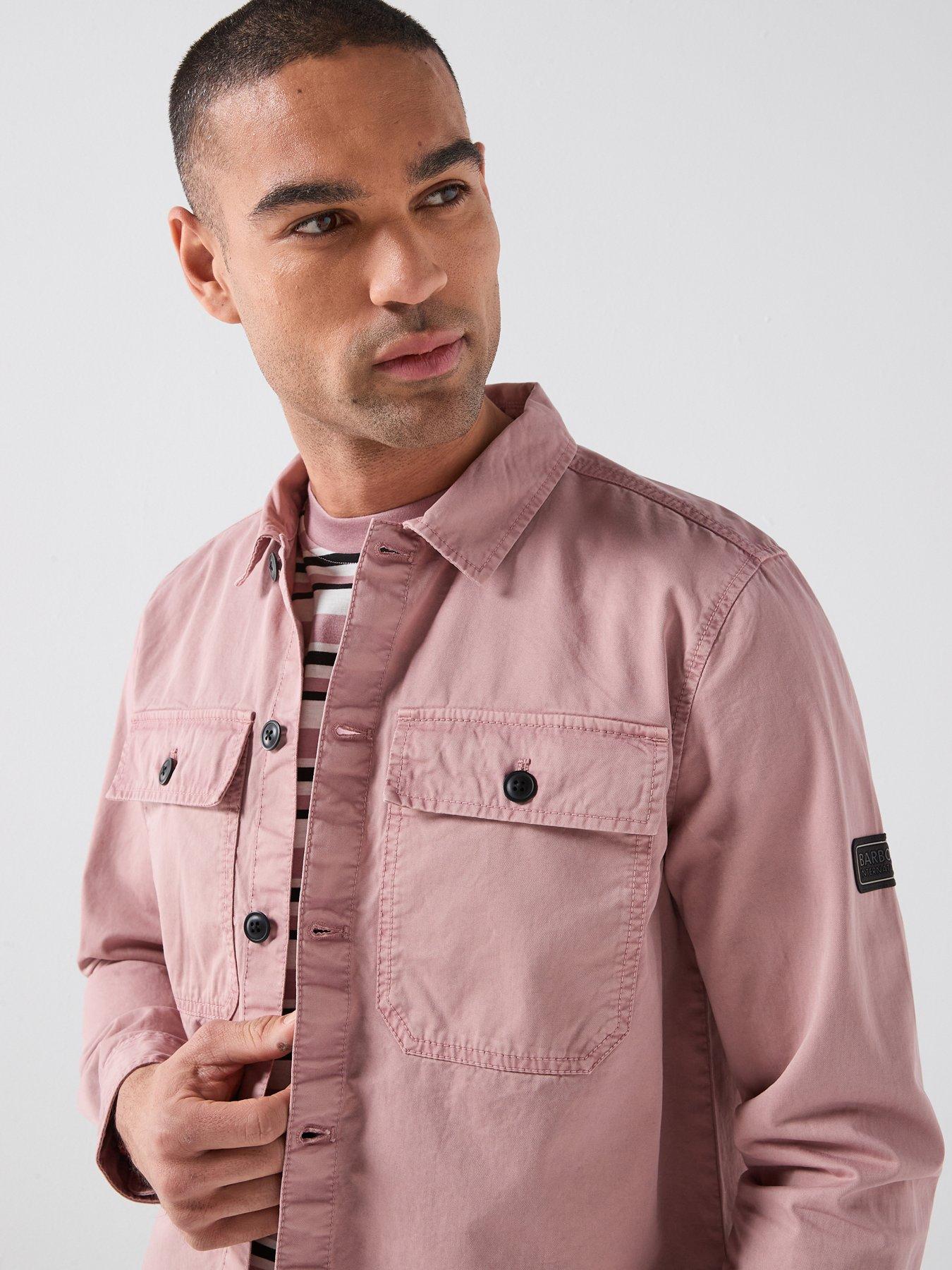 Image 5 of 5 of Barbour International Arlo Overshirt - Pink
