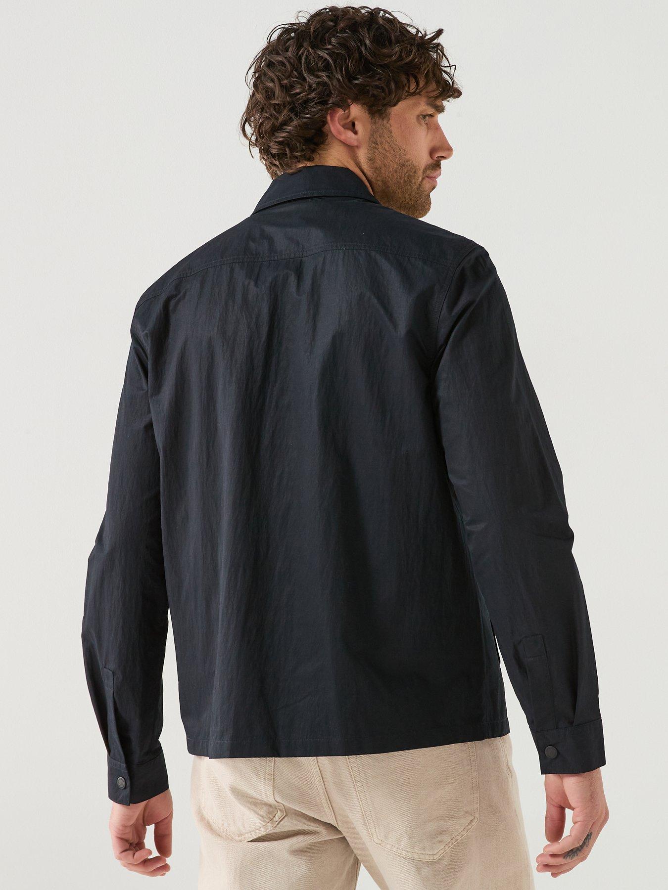 Image 2 of 6 of Barbour International Warren Overshirt - Black