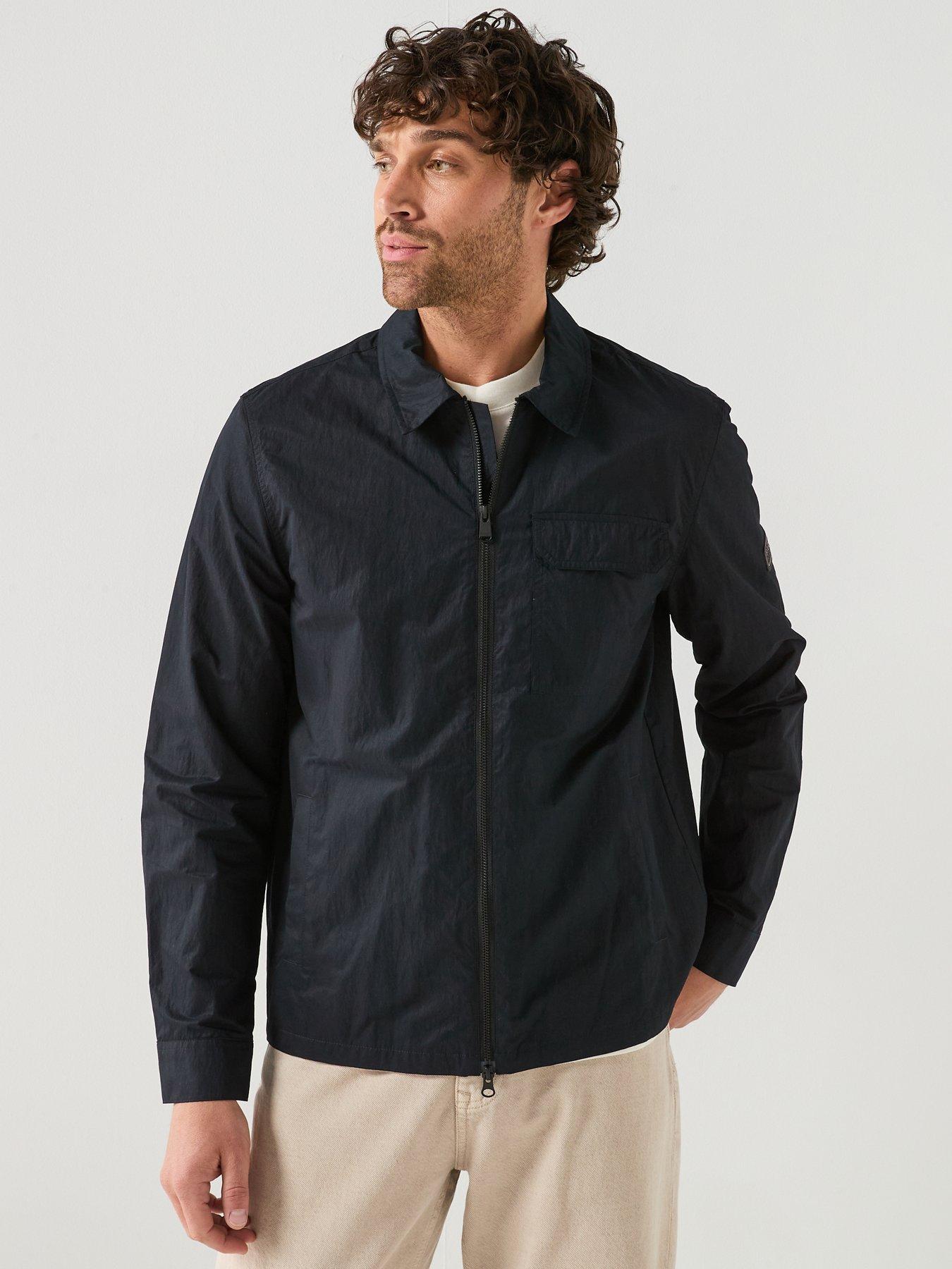 Image 6 of 6 of Barbour International Warren Overshirt - Black