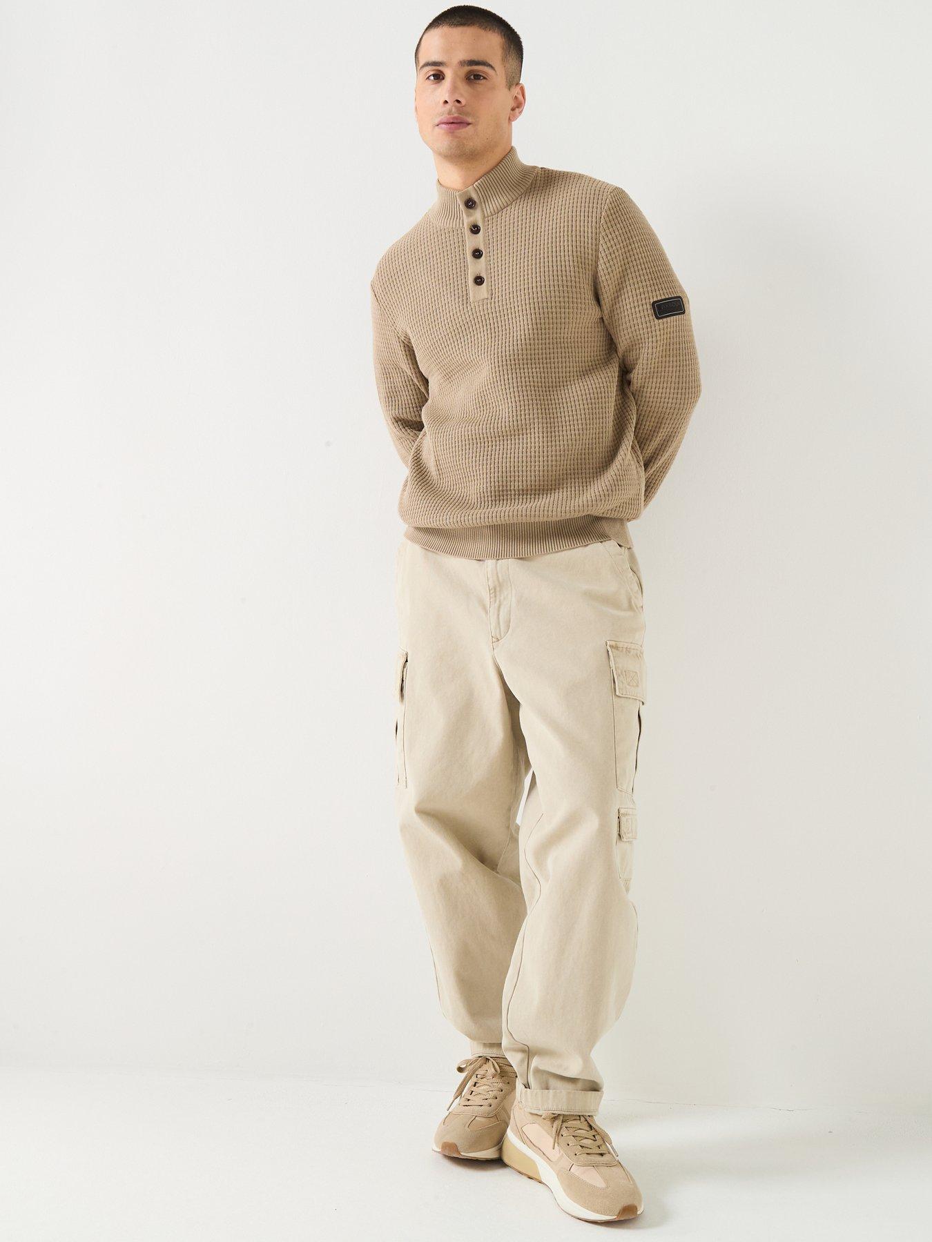 barbour-international-herring-half-zip-knitted-jumper-khakiback
