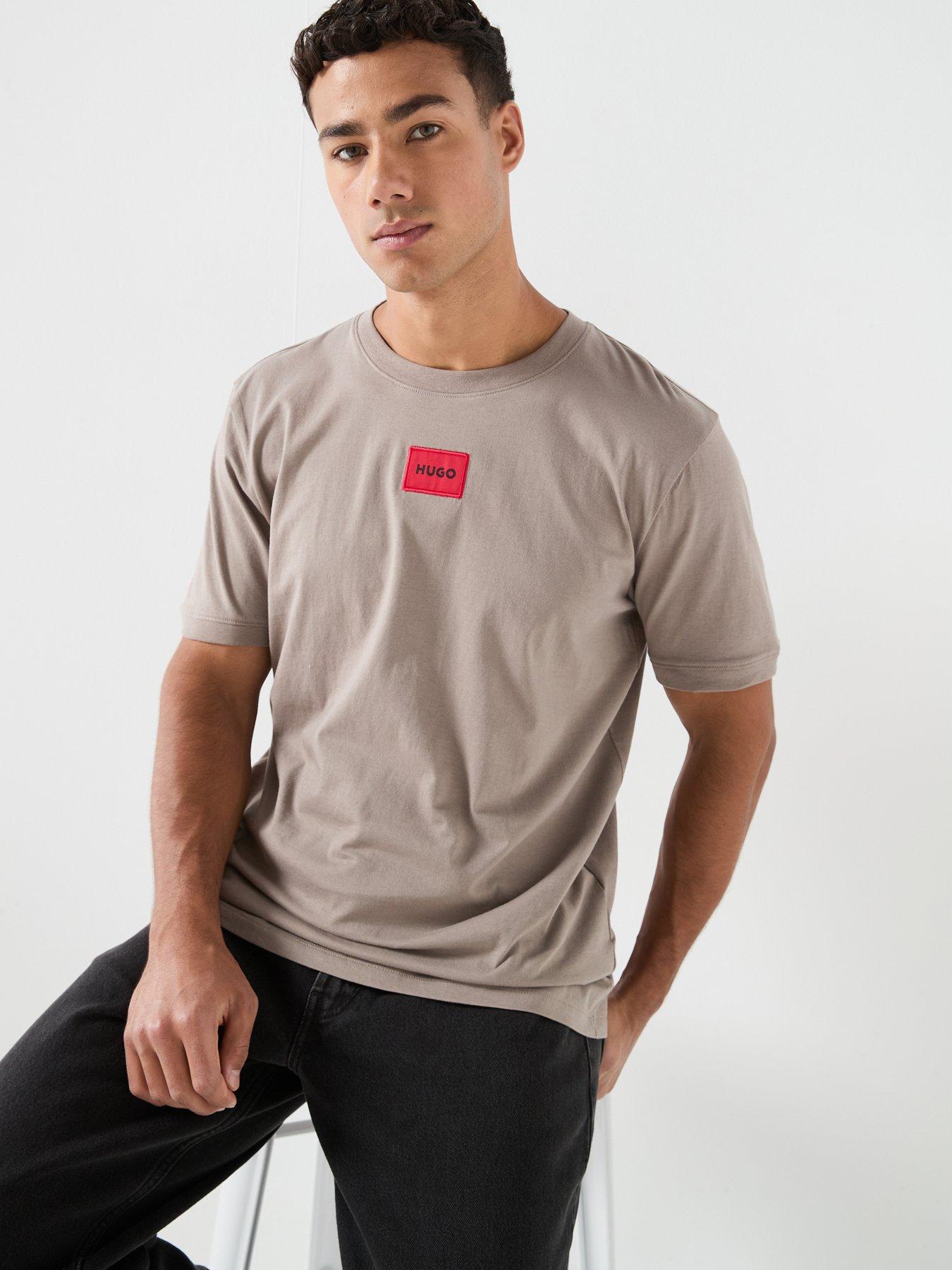 hugo-diragolino212-centre-patch-logo-t-shirt-light-browndetail