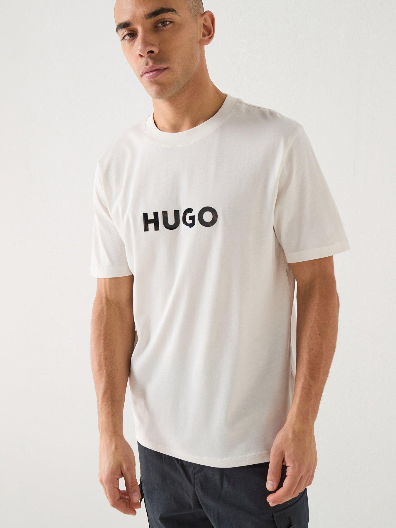 hugo-dumeo-tortoiseshell-logo-regular-fit-t-shirt-natural