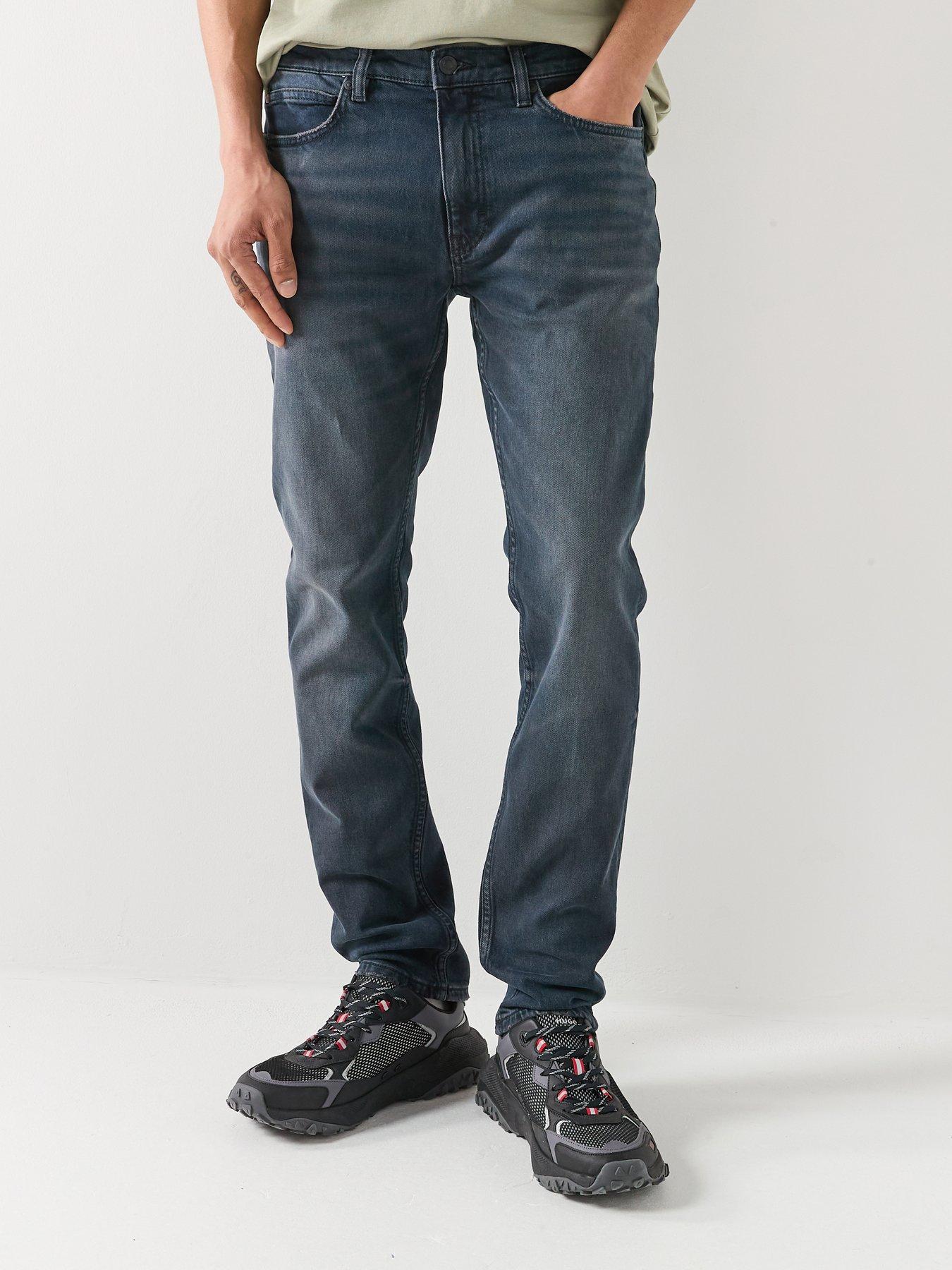 HUGO 734 Extra-Slim Fit Jeans - Dark Blue