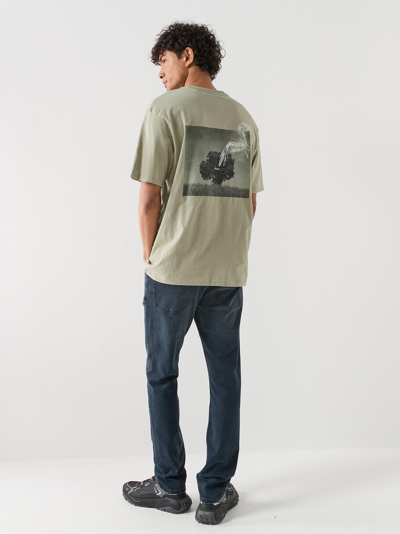 Image 2 of 5 of HUGO 734 Extra-Slim Fit Jeans - Dark Blue