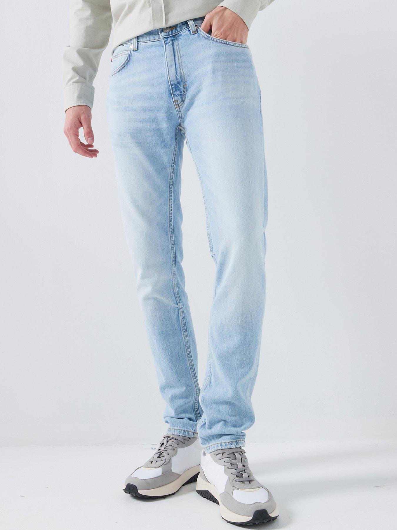 HUGO 734 Extra-Slim Fit Jeans - Light Blue