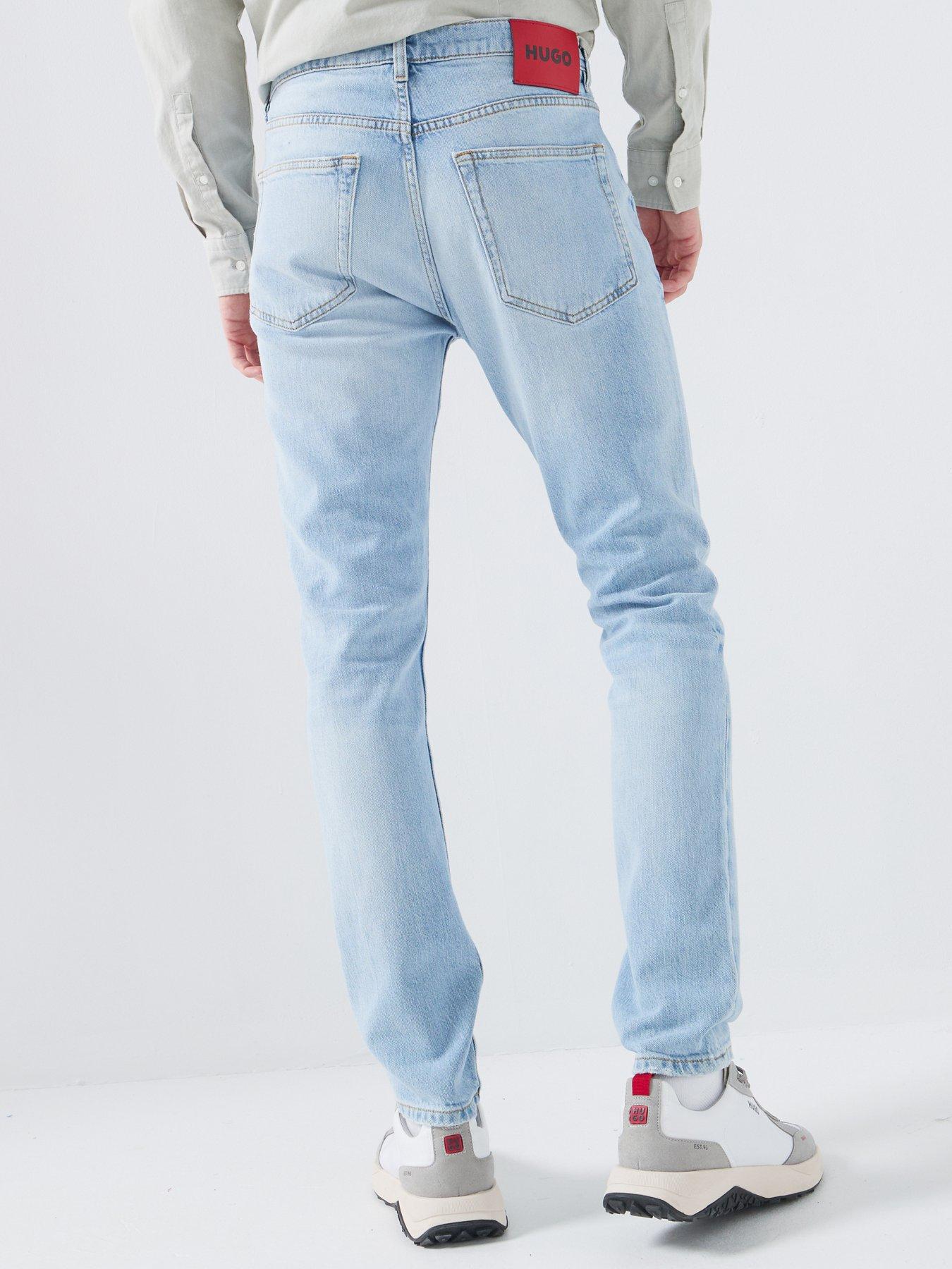 Image 2 of 5 of HUGO HUGO 734 Extra-Slim Fit Jeans - Light Blue