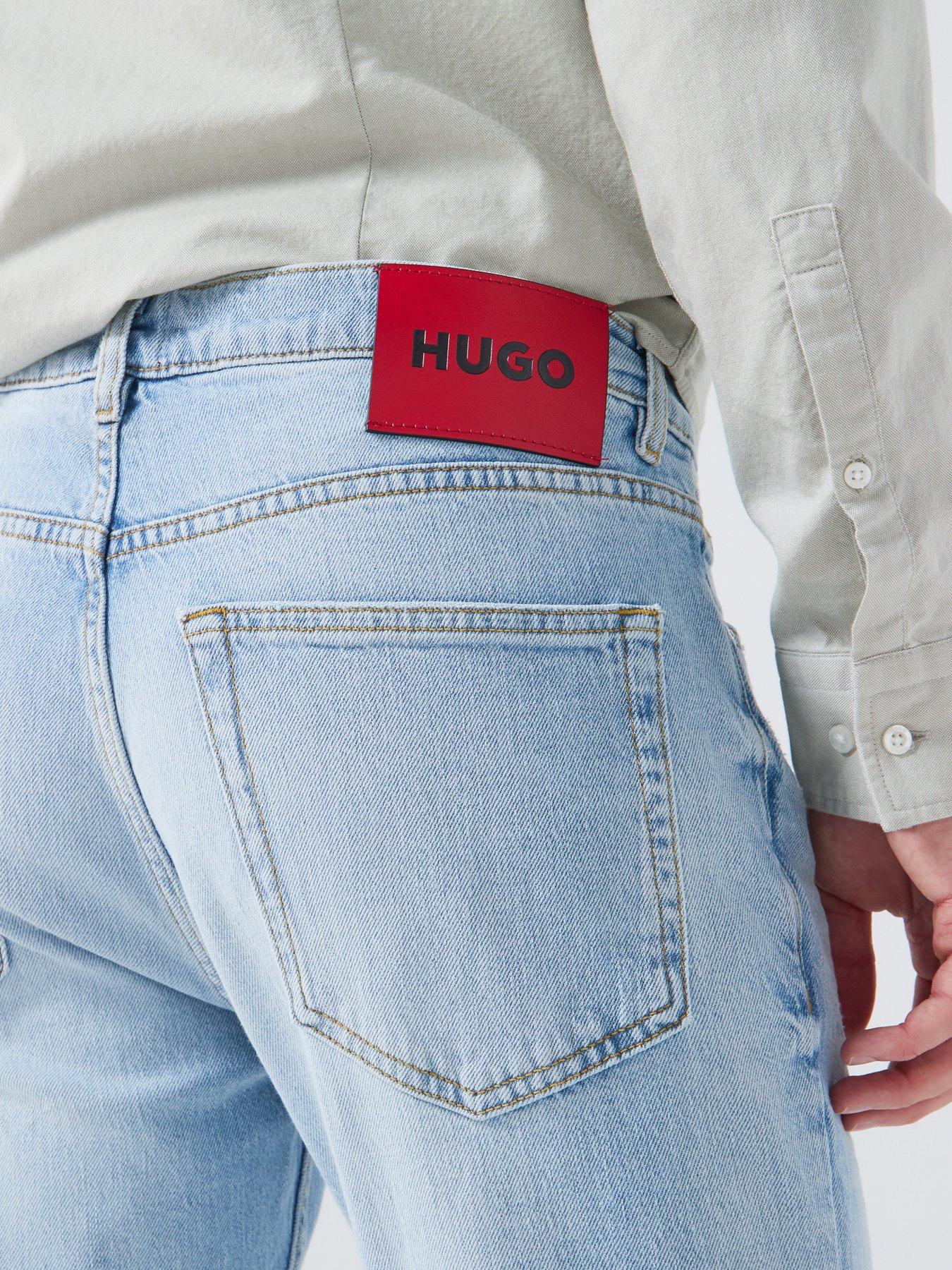 Image 4 of 5 of HUGO HUGO 734 Extra-Slim Fit Jeans - Light Blue