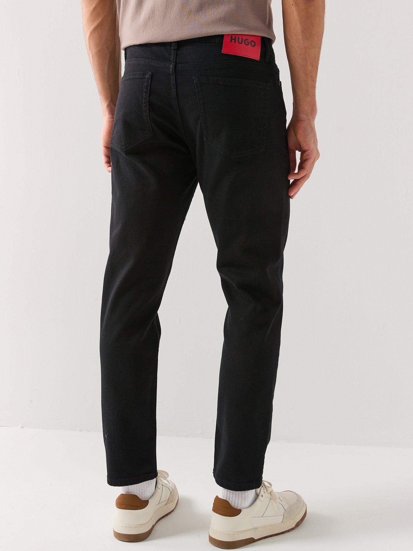 Image 2 of 5 of HUGO 634 Tapered Fit Jeans - Black