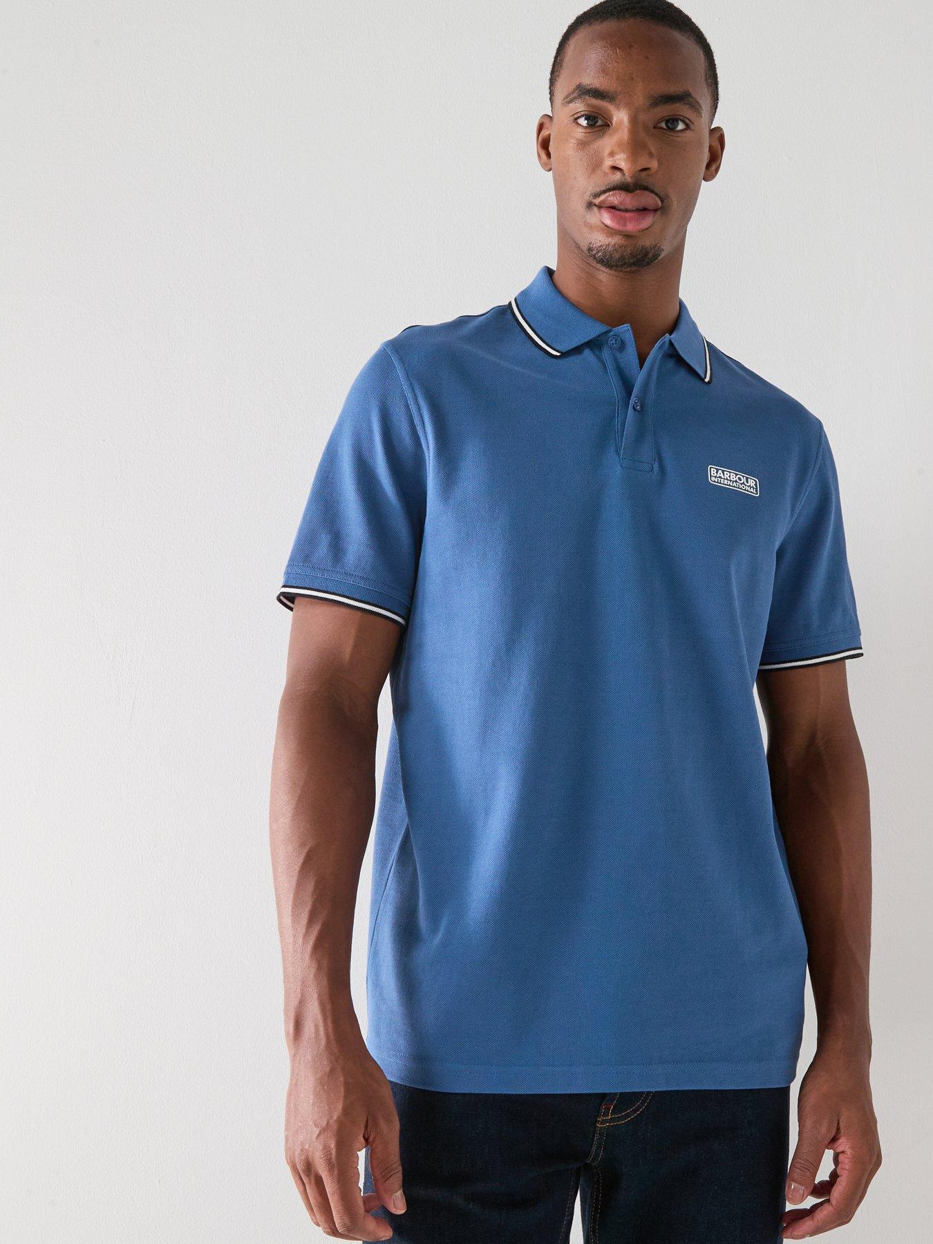 Barbour International Barbour International Exclusive Evan Tipped Polo Shirt - Blue