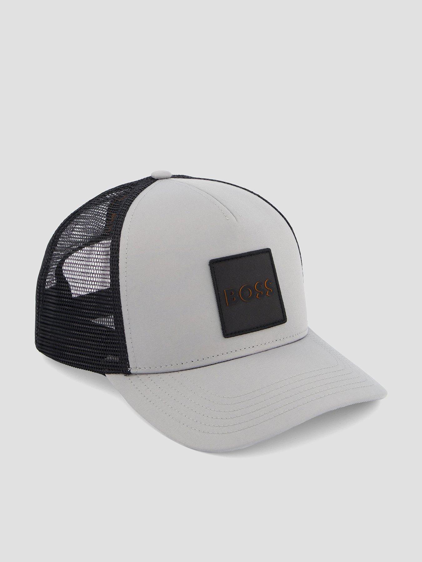 BOSS Boss Elliot Patch Logo Trucker Cap - Light Grey