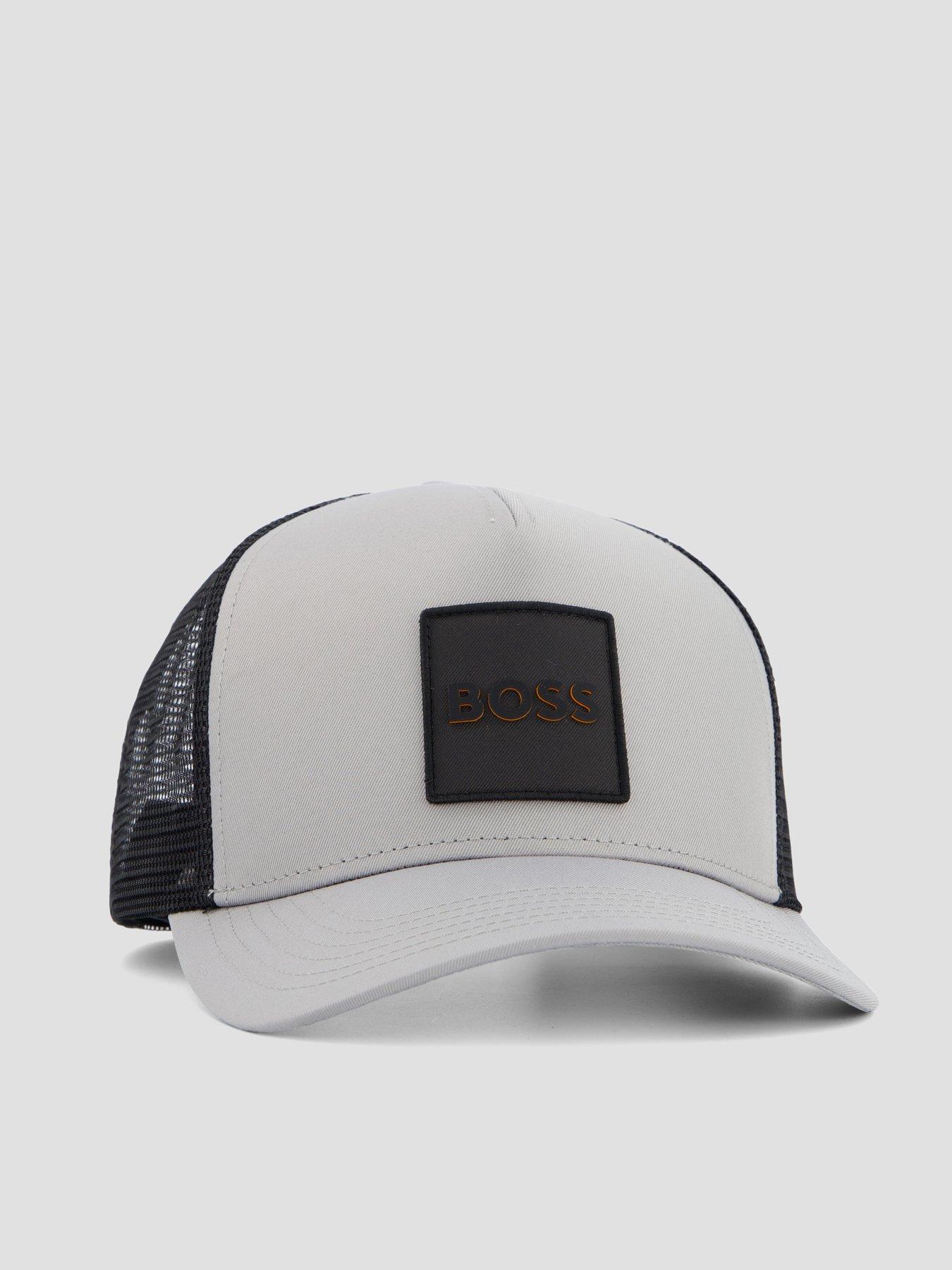 Image 3 of 4 of BOSS Boss Elliot Patch Logo Trucker Cap - Light Grey