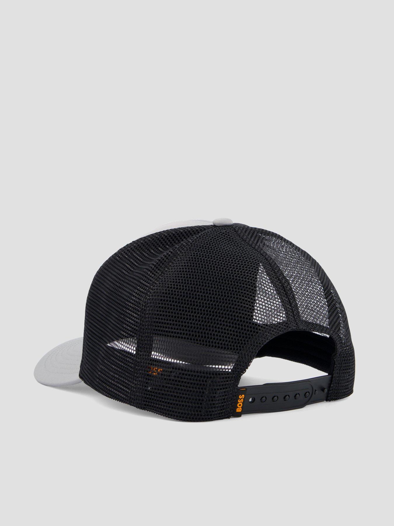 Image 4 of 4 of BOSS Boss Elliot Patch Logo Trucker Cap - Light Grey