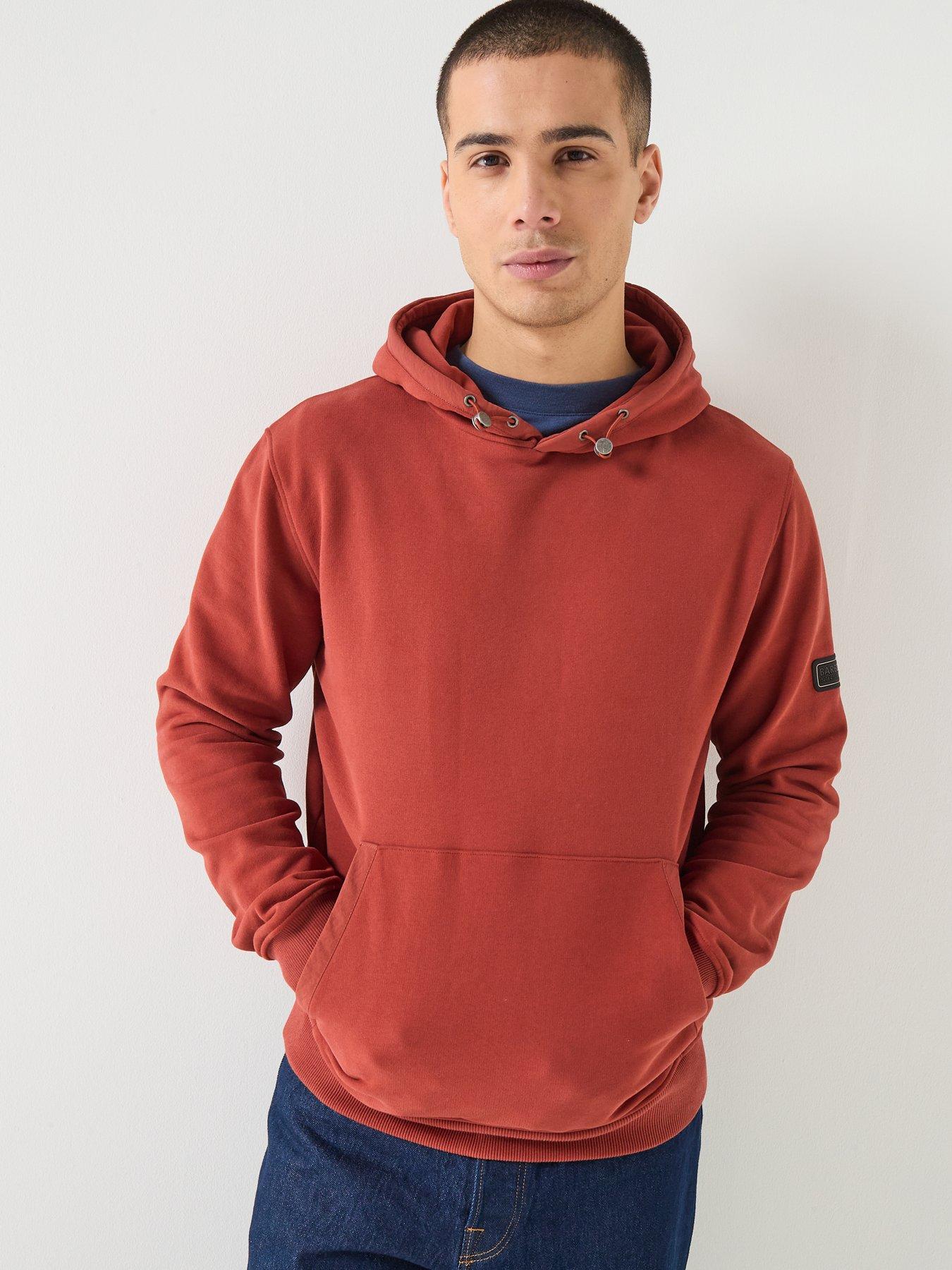 Image 1 of 5 of Barbour International Ehan Hoodie - Dark Orange