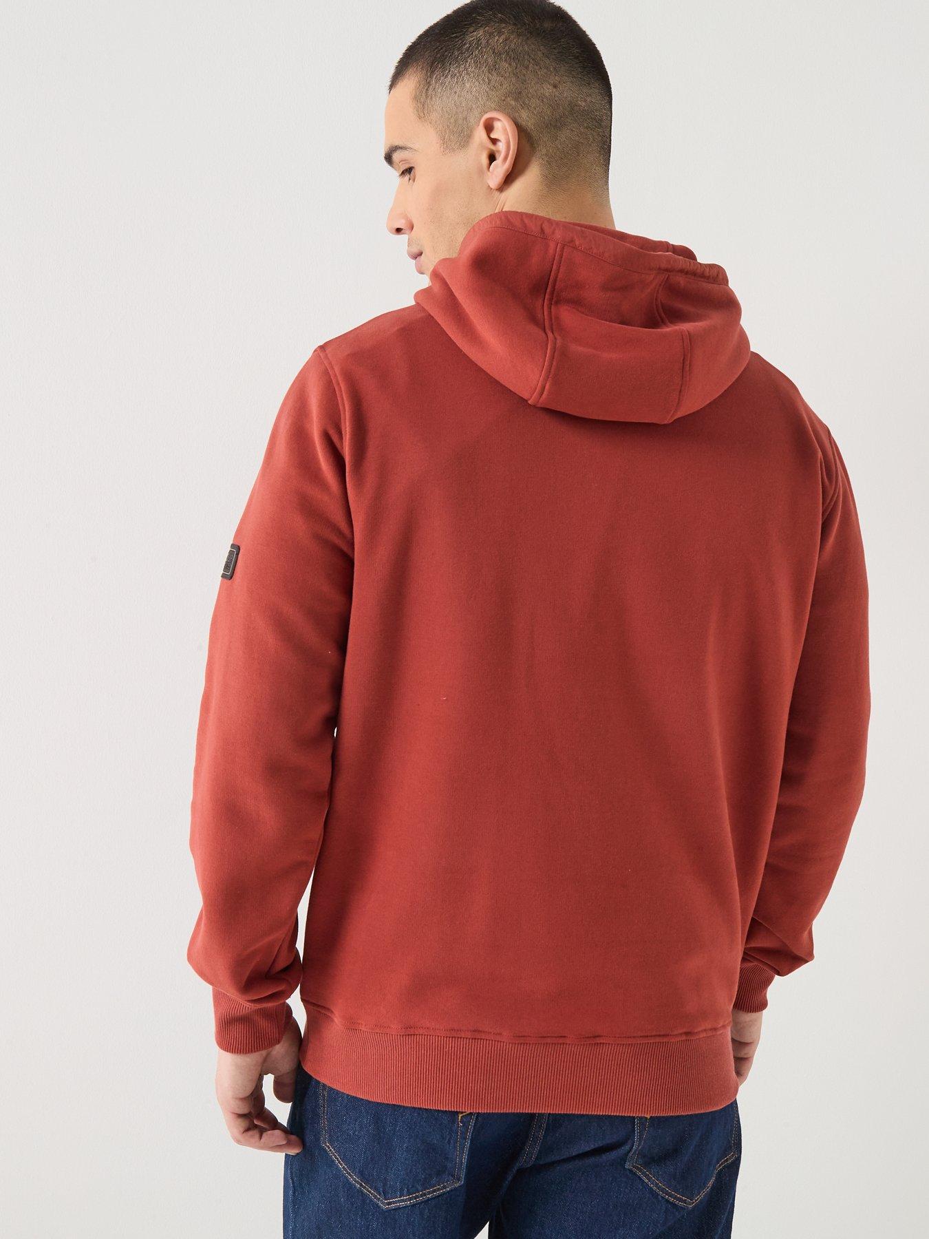 Image 2 of 5 of Barbour International Ehan Hoodie - Dark Orange