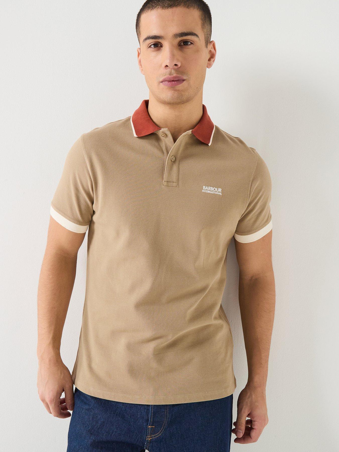 barbour-international-howall-tailored-polo-shirt-khaki