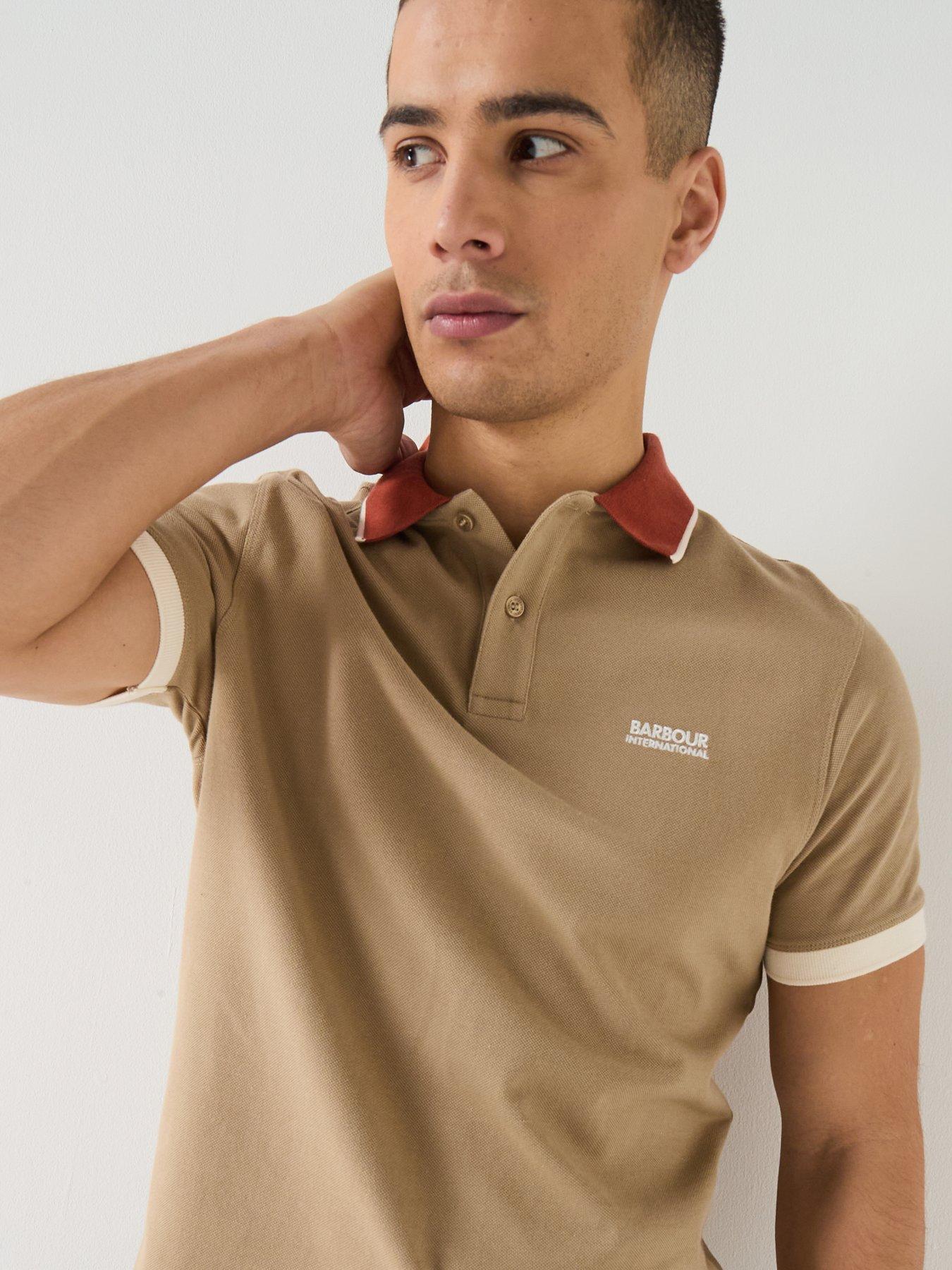 barbour-international-howall-tailored-polo-shirt-khakioutfit