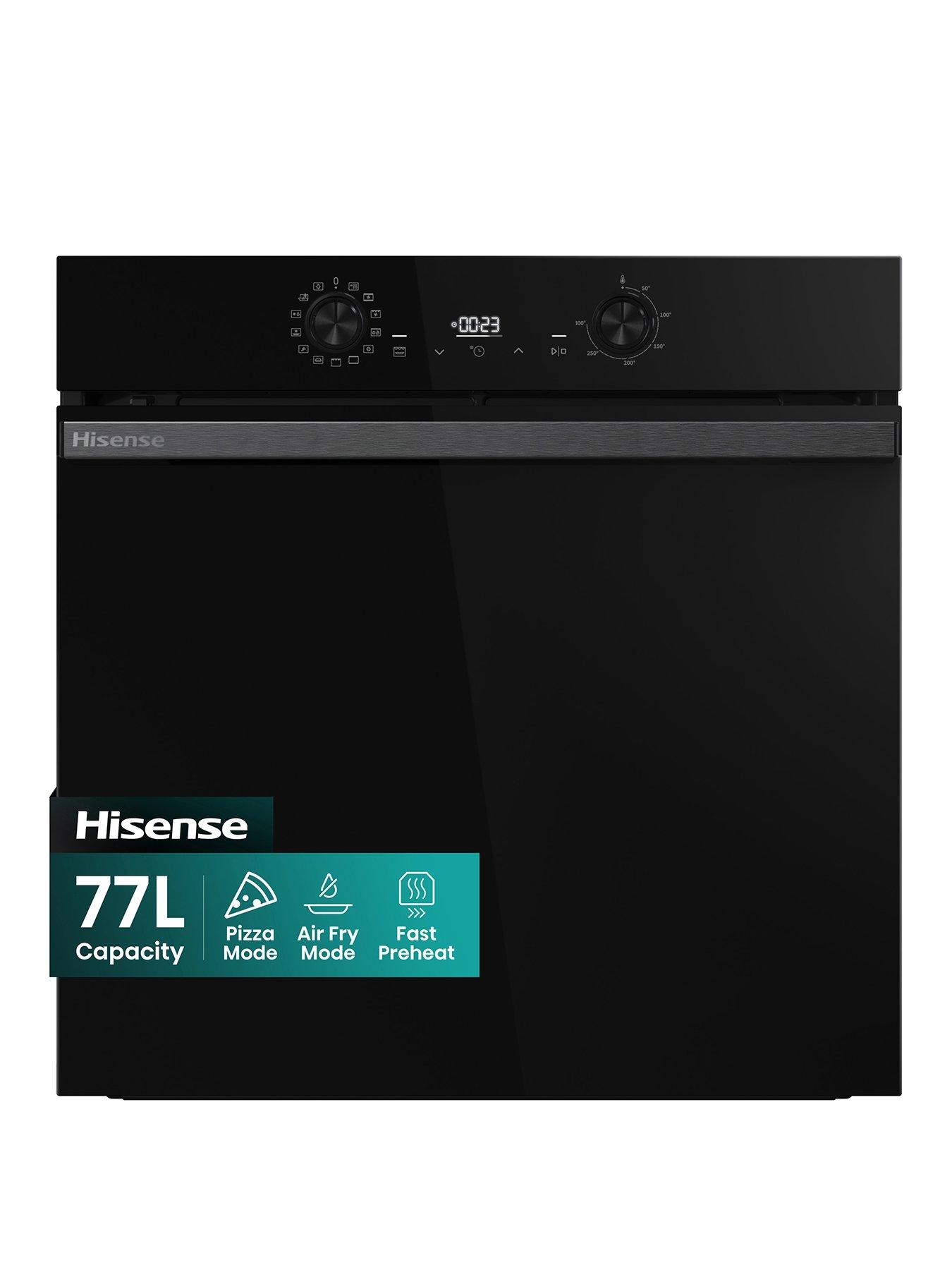 Hisense Hisense Hi2 BI626PBUPUK Built In Electric Single Pyrolytic Oven - Jet Black