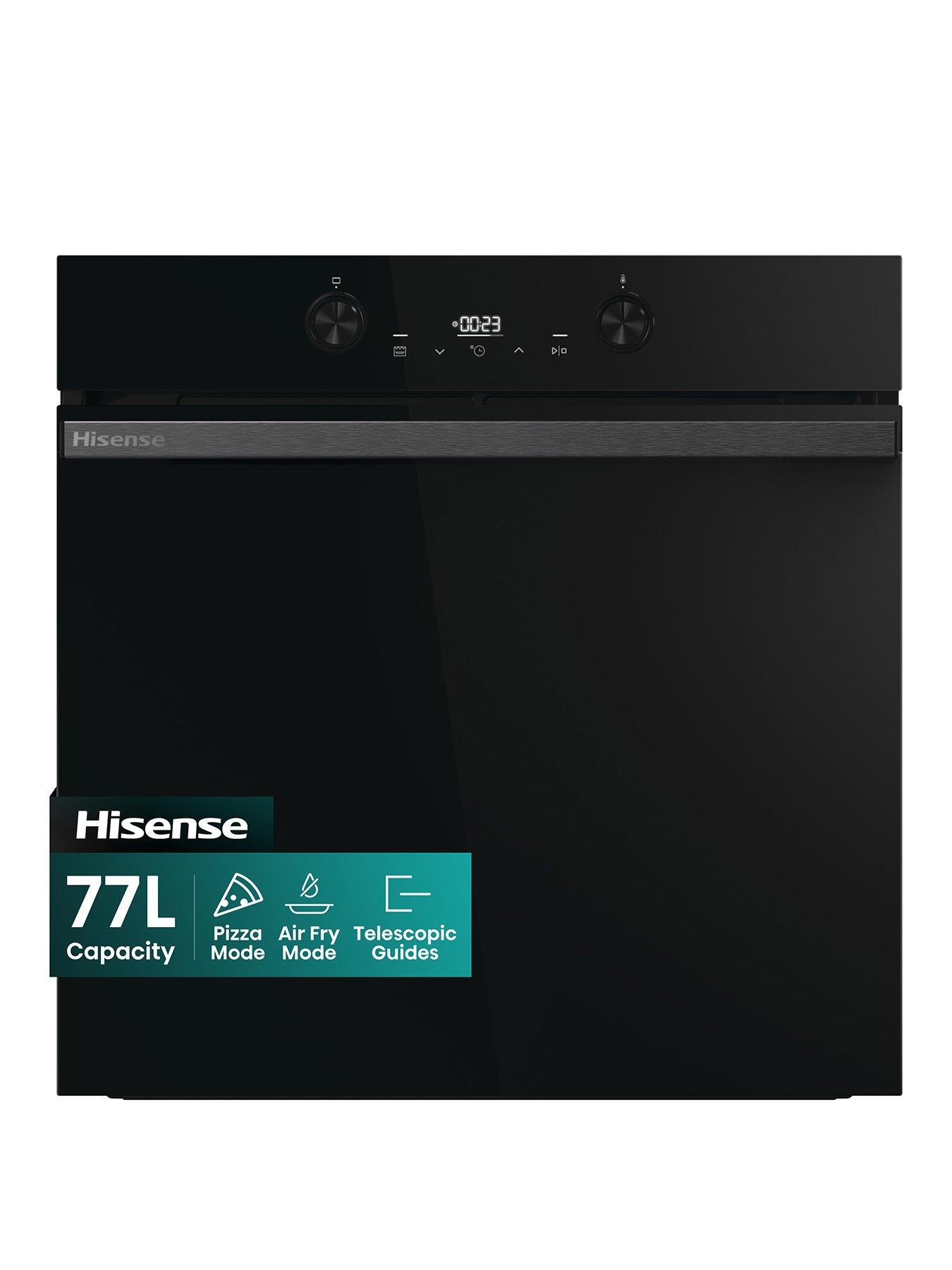 Image 1 of 7 of Hisense Hisense Hi4 BlackLine BI64223ADBGUK Built In Electric Single Steam Oven - Jet Black