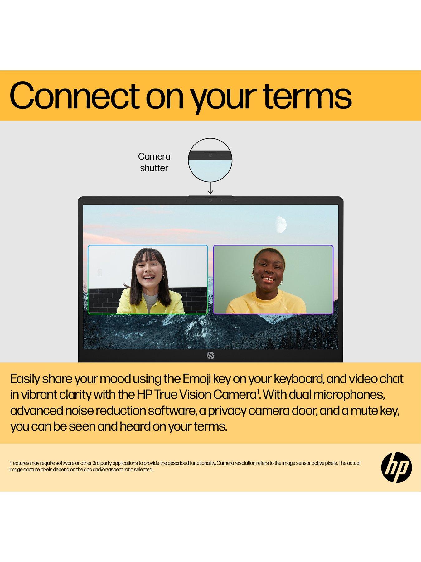 Image 5 of 7 of HP 15fc0045na Laptop - 15.6in FHD, AMD Ryzen 3, 8GB RAM, 256GB SSD - Black - with Norton 360 Antivirus