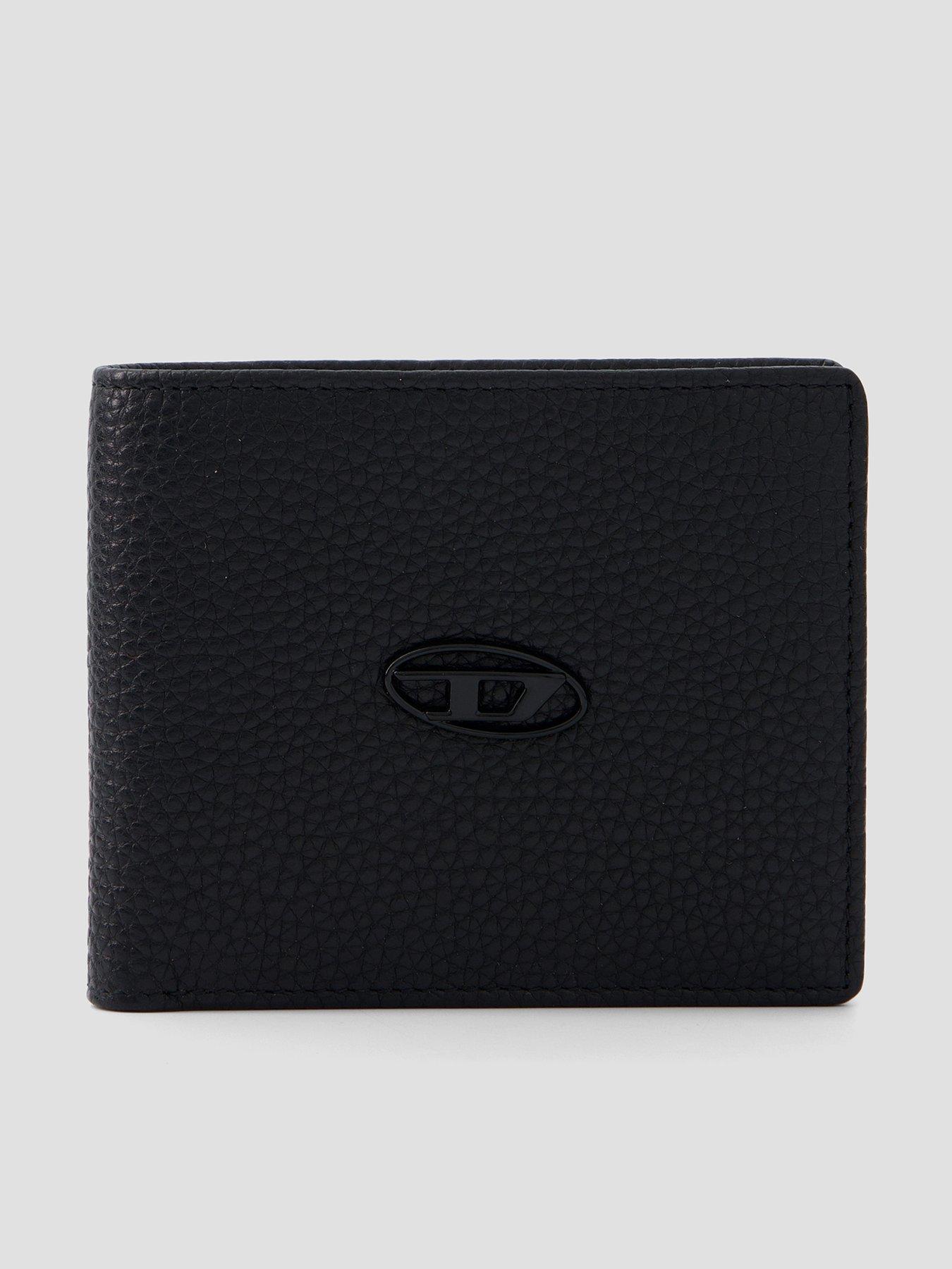 diesel-diesel-d-oval-bi-fold-wallet-blackfront