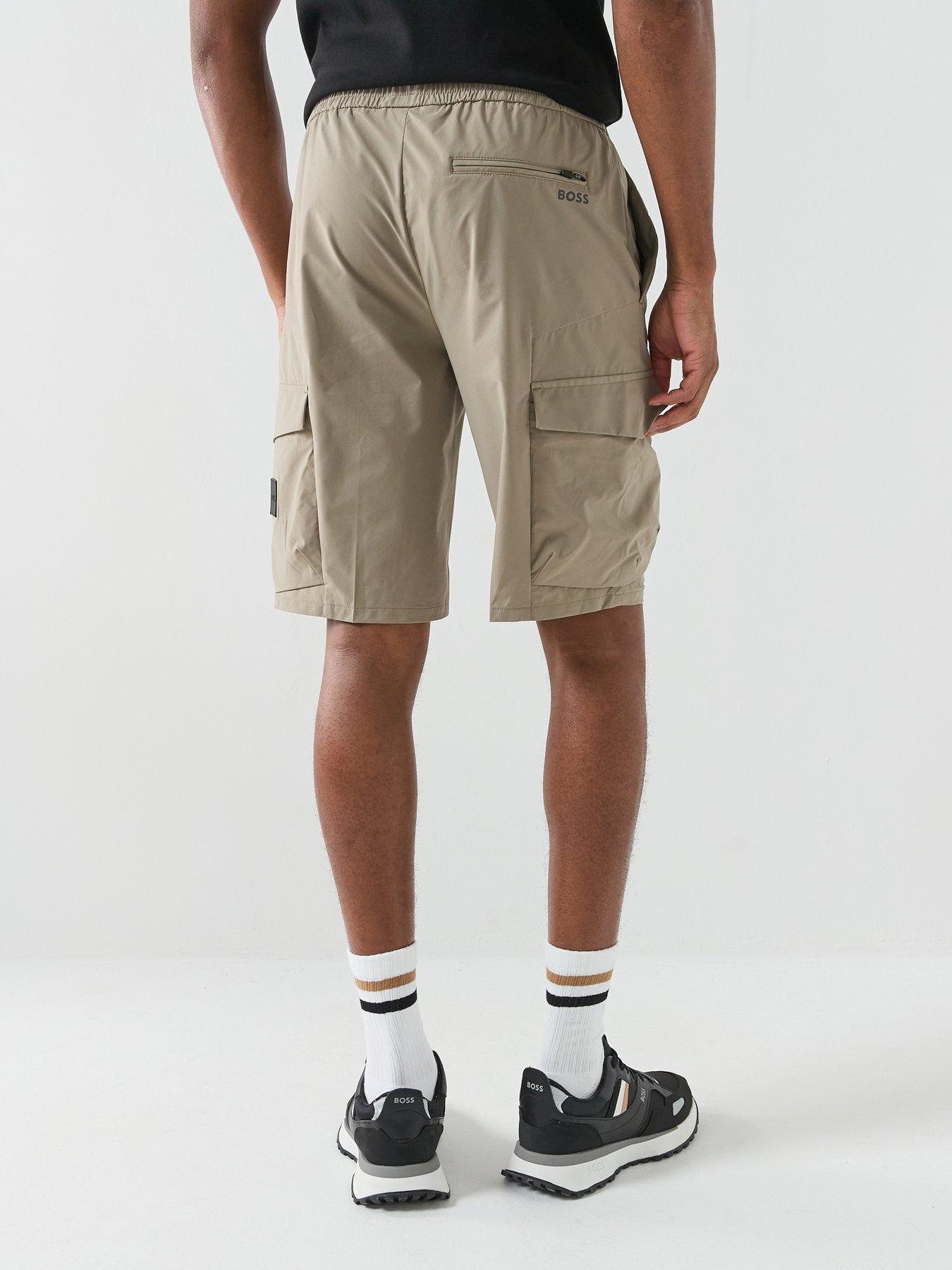 boss-urbanex-cargo-shorts-light-greenstillFront