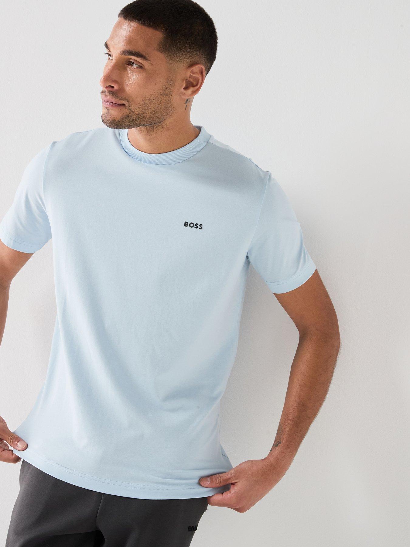 Image 1 of 6 of BOSS Boss Tee Regular Fit T-shirt - Light Blue
