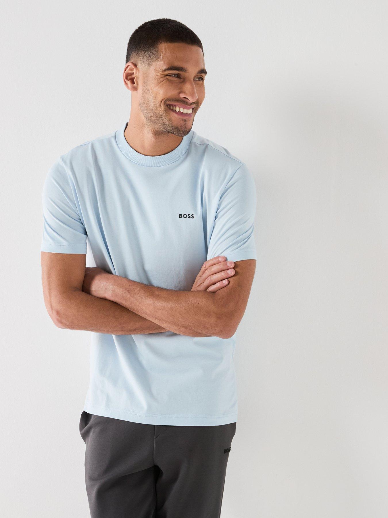 Image 6 of 6 of BOSS Boss Tee Regular Fit T-shirt - Light Blue