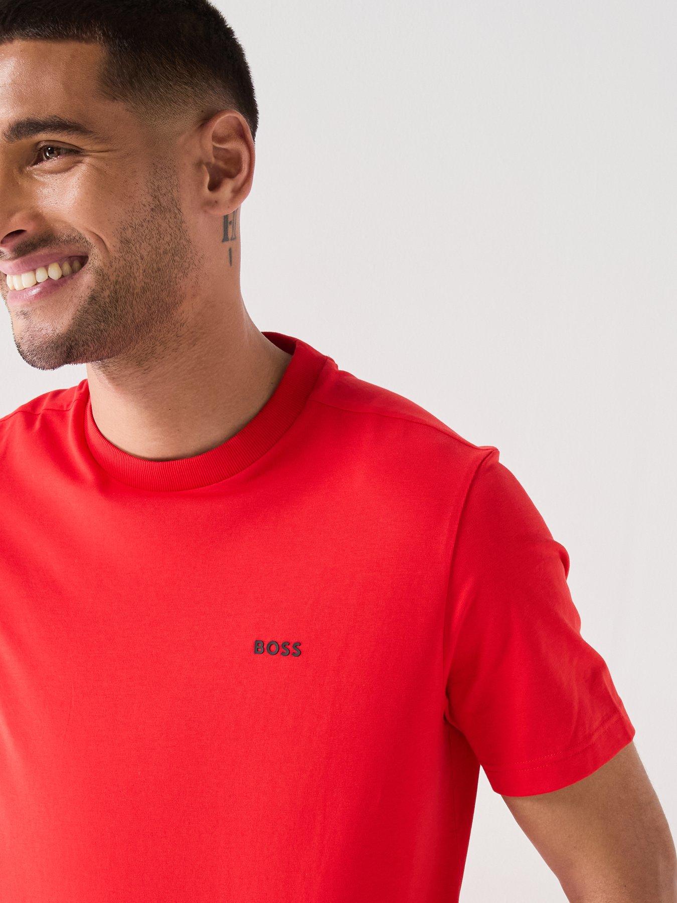 Image 4 of 5 of BOSS Boss Tee Regular Fit T-shirt - Red