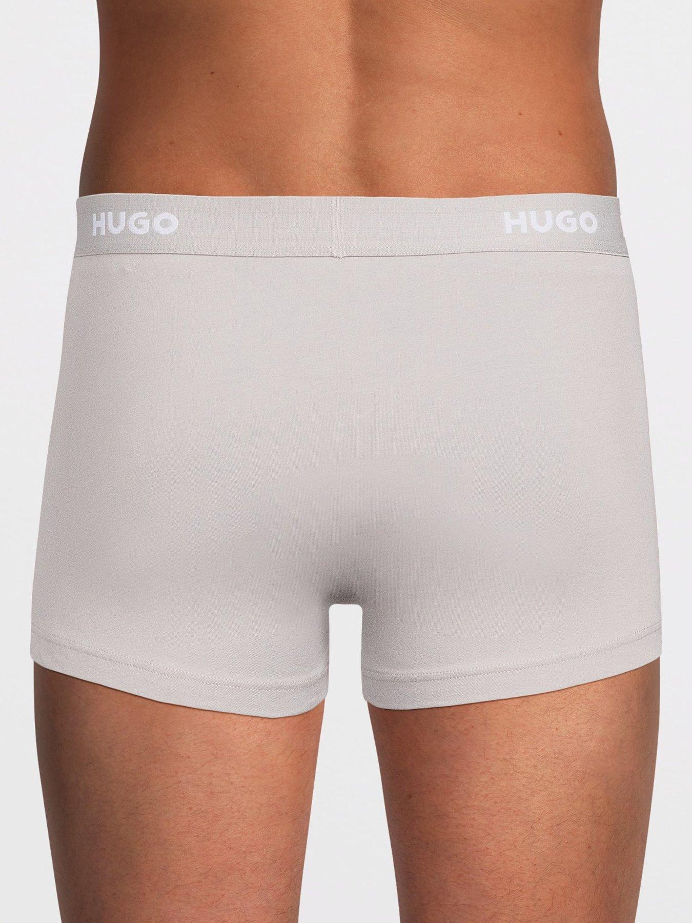 Image 3 of 4 of HUGO Bodywear Triplet 3 Pack Trunks - Blue