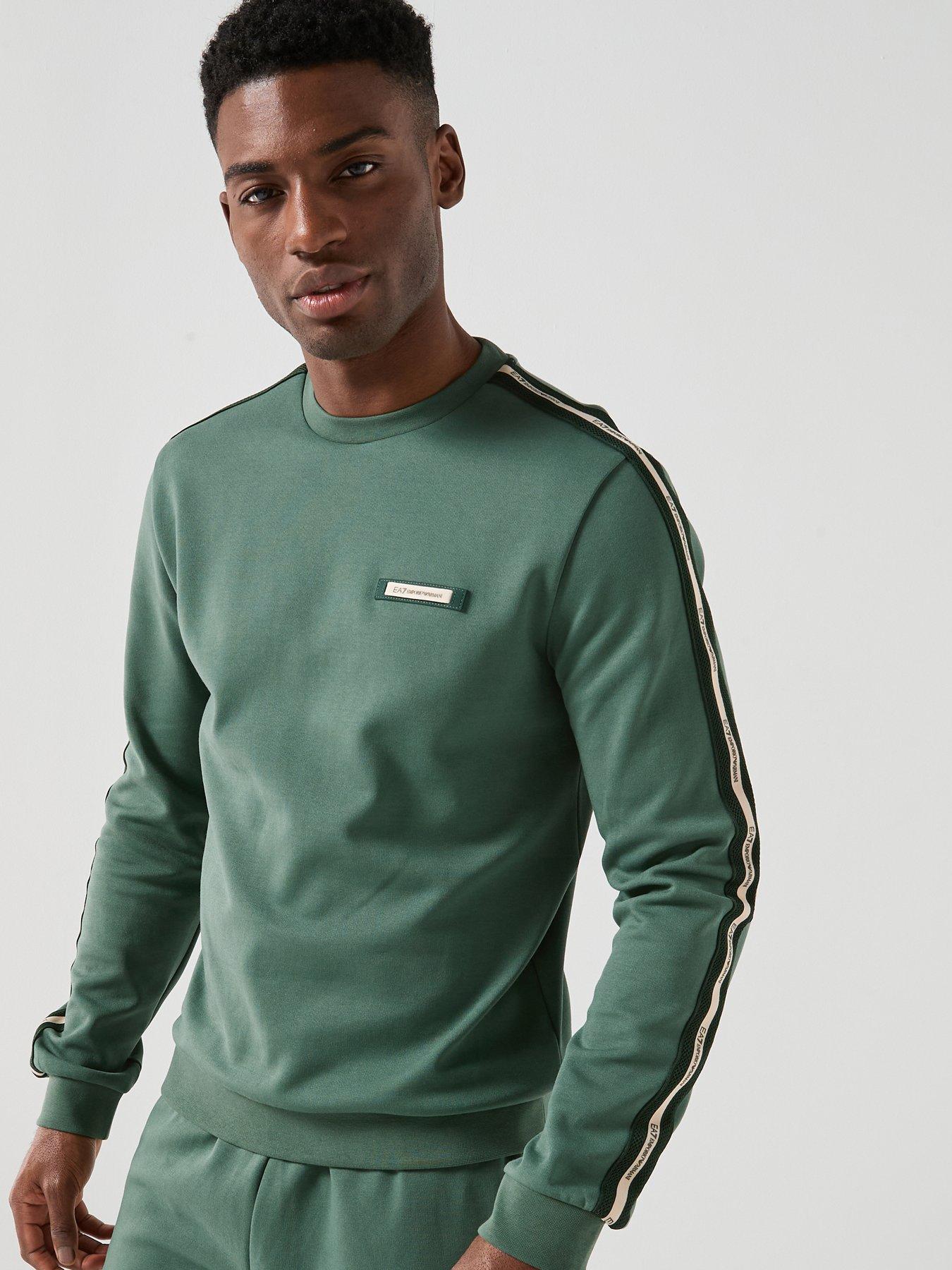 ea7-emporio-armani-train-taped-sleeve-crew-neck-sweatshirt-dark-green
