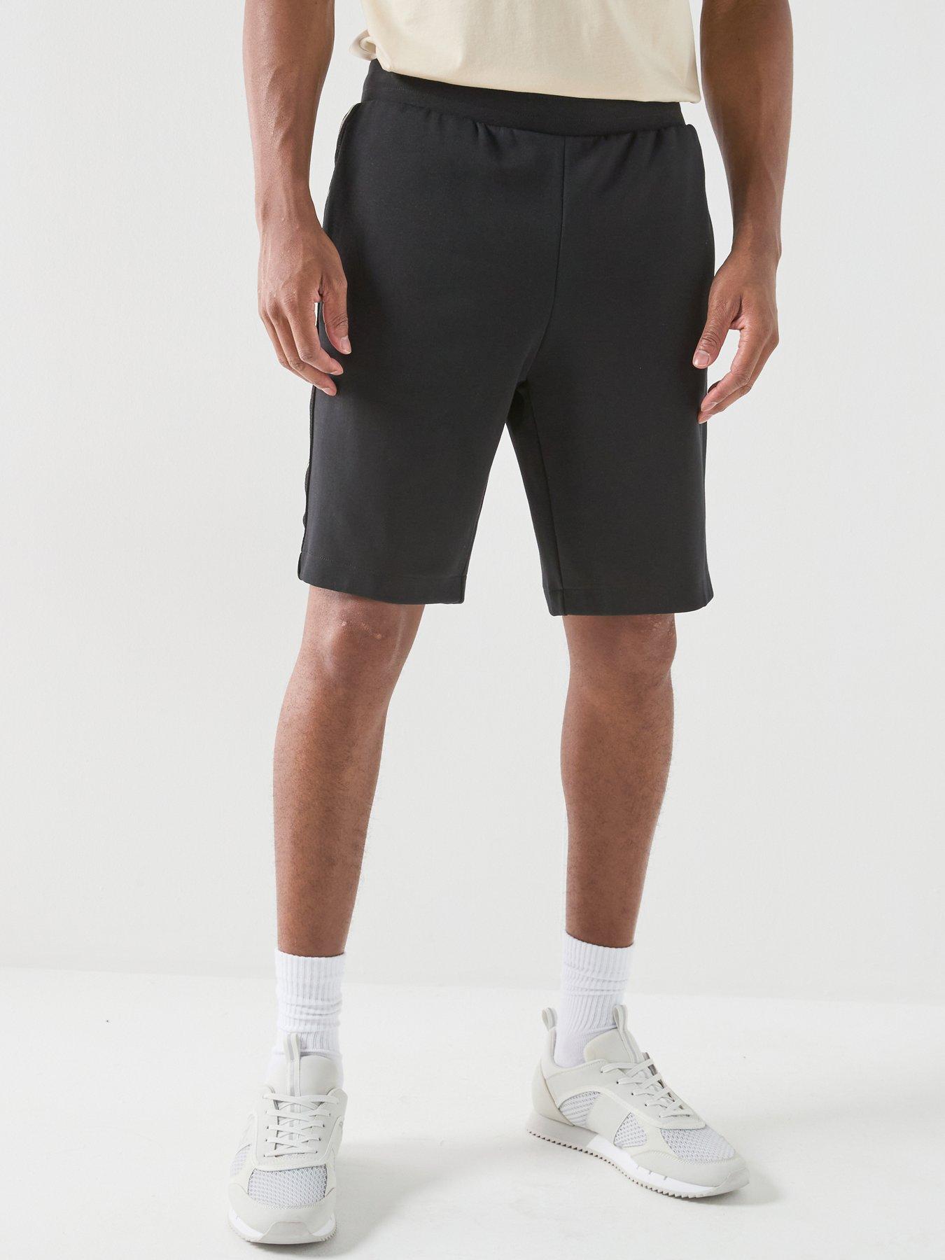 EA7 Emporio Armani Train Taped Sleeve Bermuda Shorts - Black