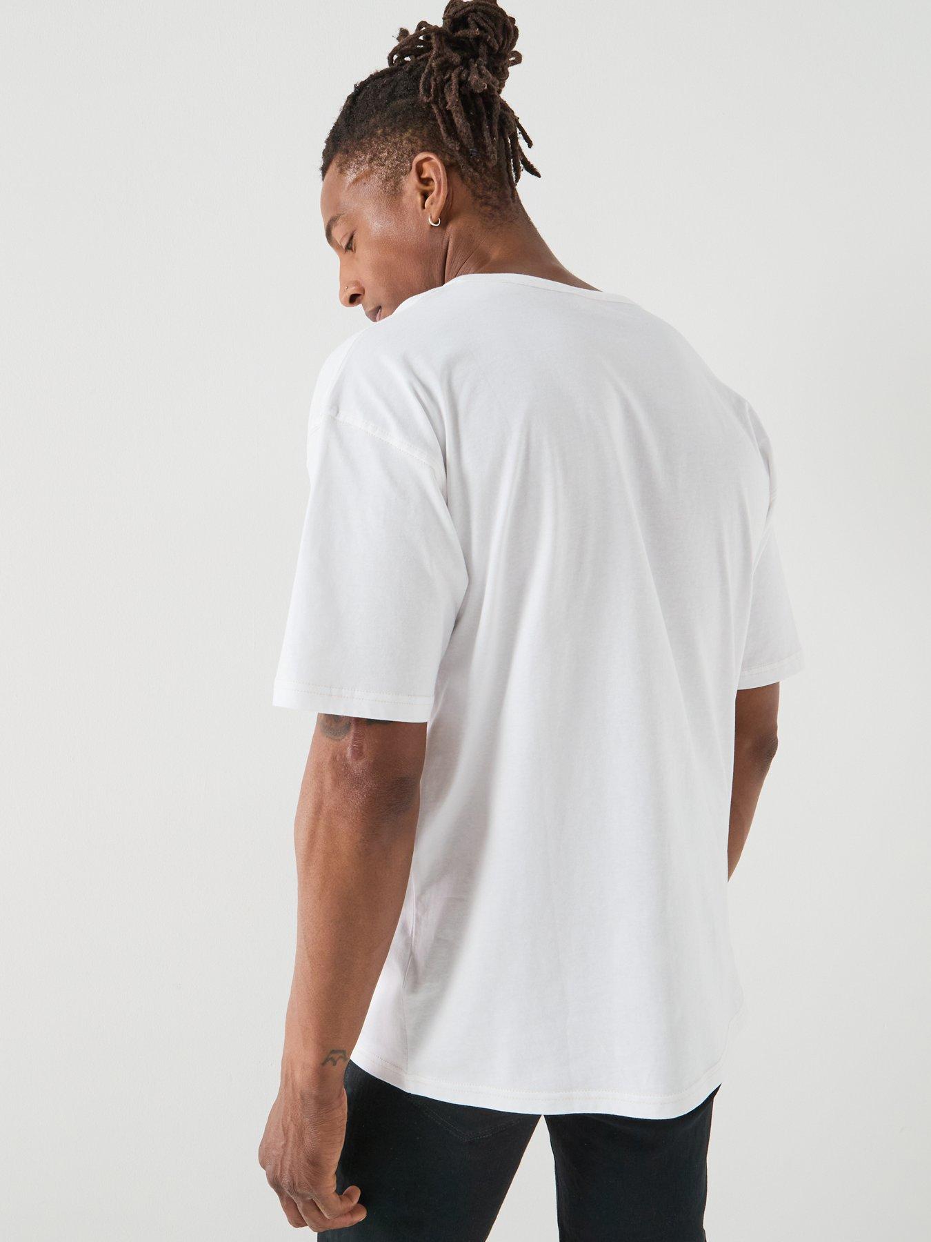 Image 2 of 5 of Diesel Relaxed T-Shirt with Small Logo&nbsp;- White