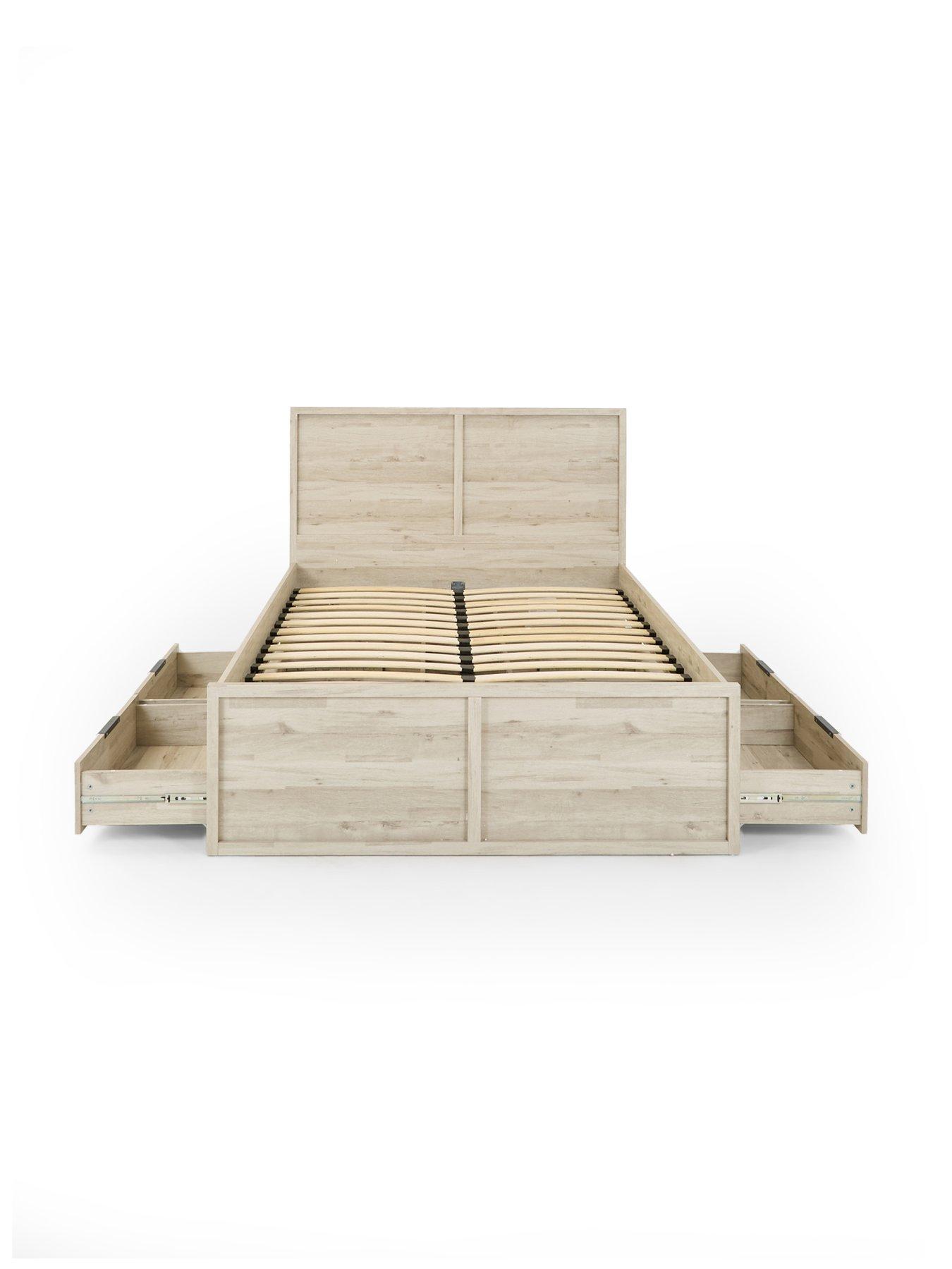 Image 3 of 7 of The Very Collection Harlem Storage King Bed With Memory Mattress