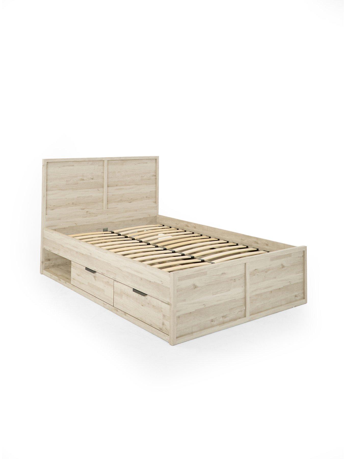 Image 4 of 7 of The Very Collection Harlem Storage King Bed With Memory Mattress