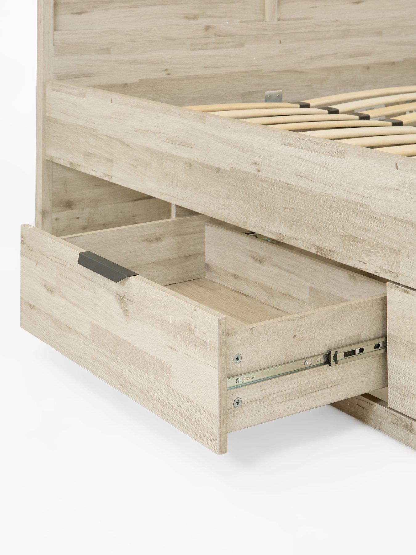 Image 5 of 7 of The Very Collection Harlem Storage King Bed With Memory Mattress