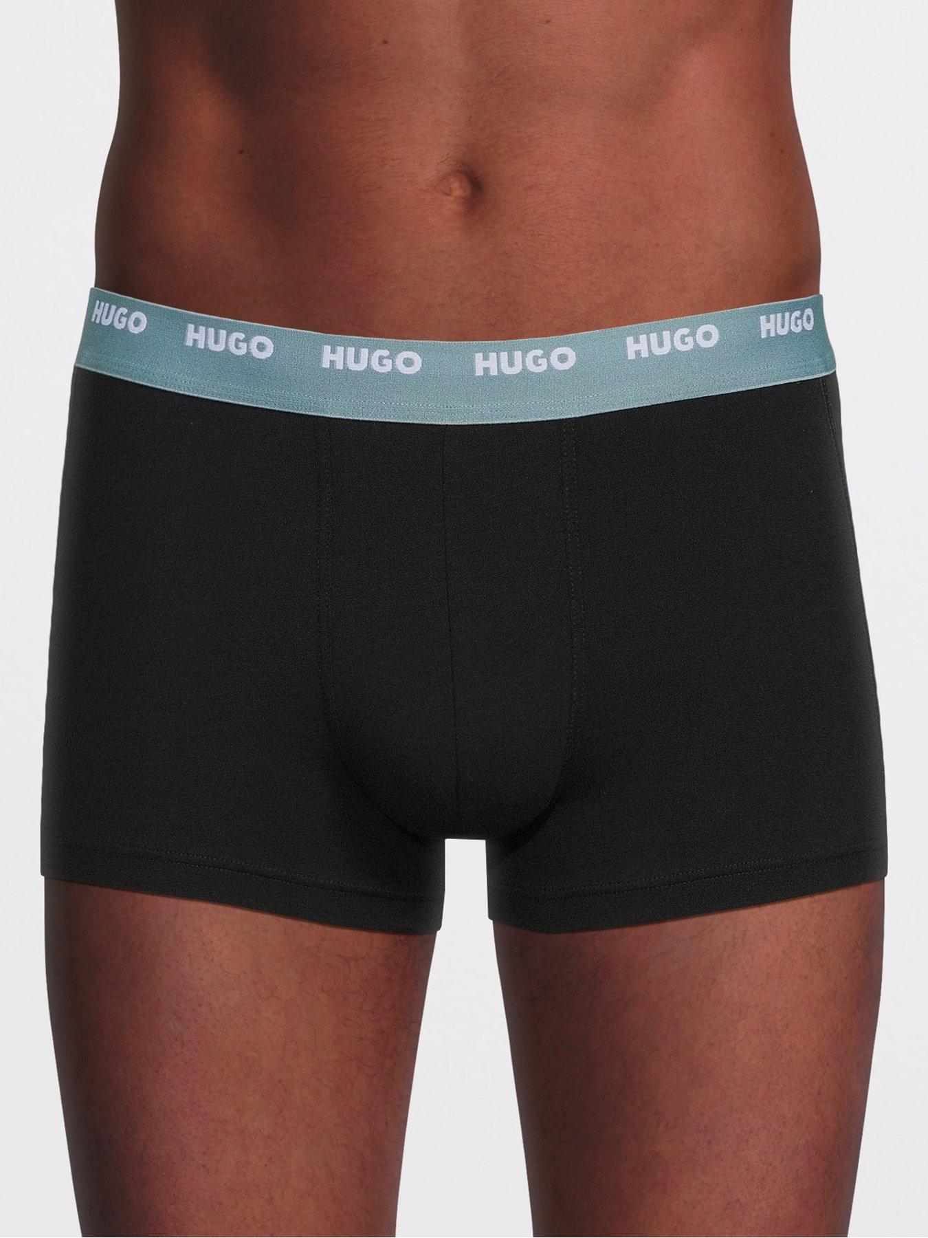 hugo-bodywear-5-pack-trunks-blackstillFront