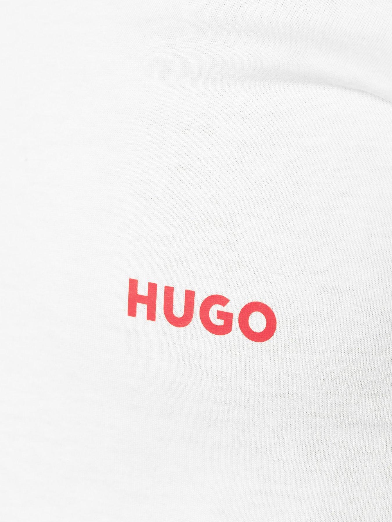 Image 5 of 5 of HUGO Bodywear Triplet 3 Pack Loungewear T-Shirts - Assorted