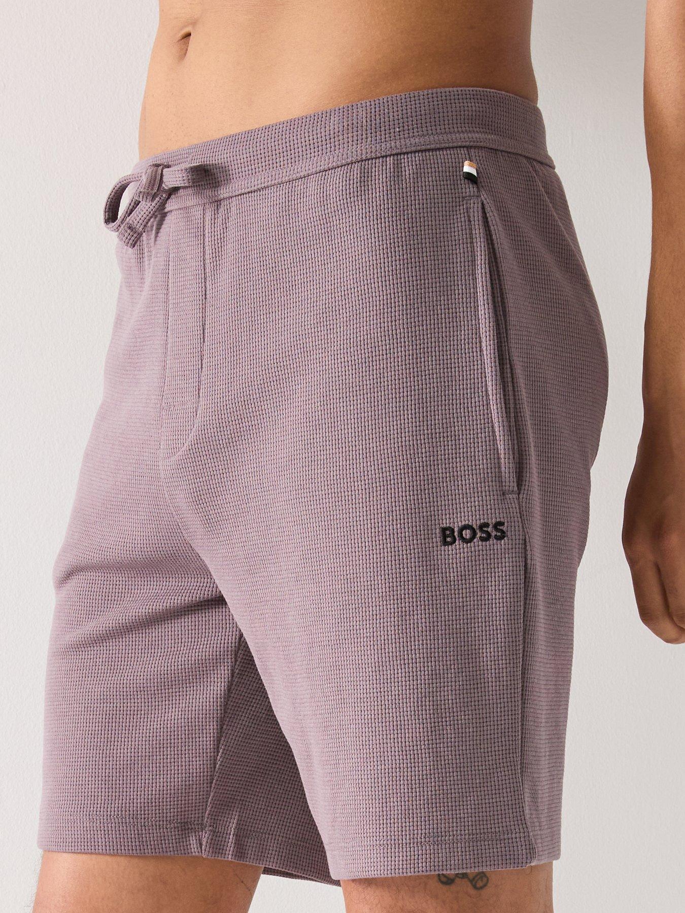 boss-boss-waffle-loungewear-shorts-dark-greyoutfit