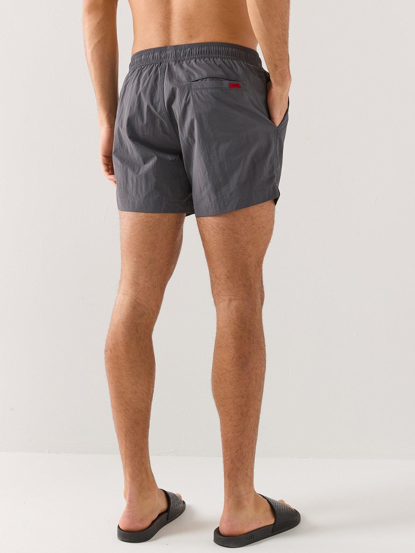 hugo-dominica-swim-shorts-dark-greystillFront