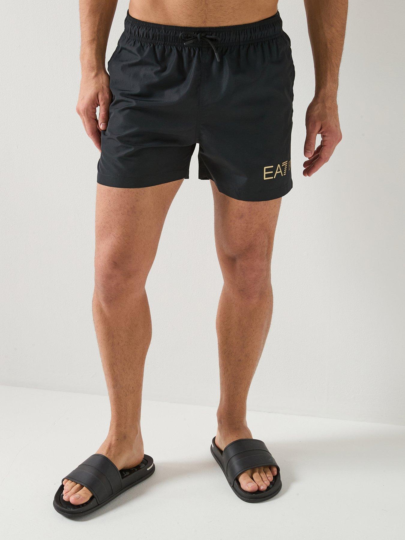 EA7 Emporio Armani Ea7 Emporio Armani Extended Logo Swimshorts - Blue