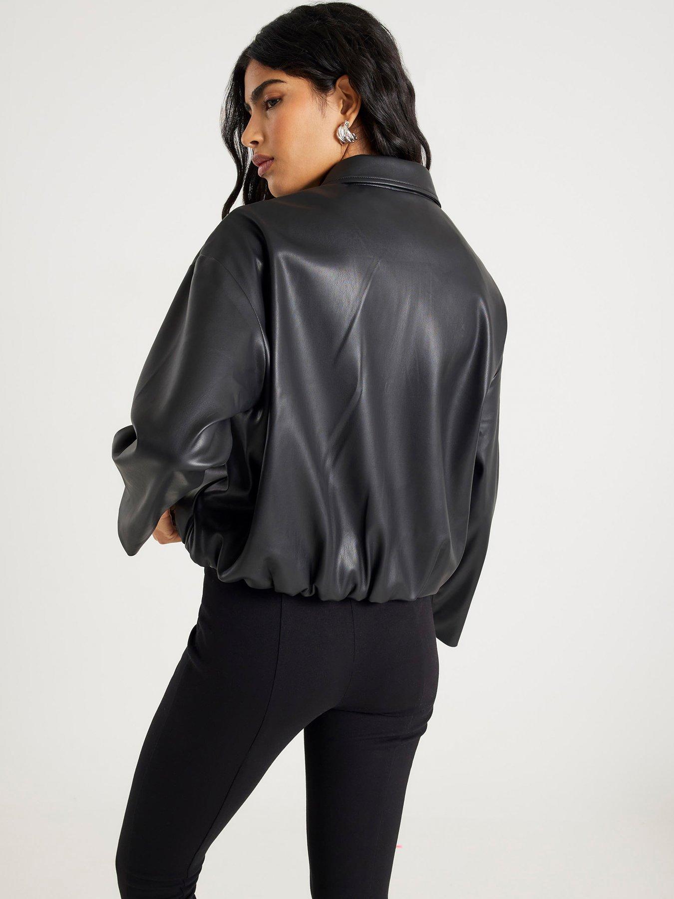 river-island-pu-cf-placket-bomber-blackstillFront