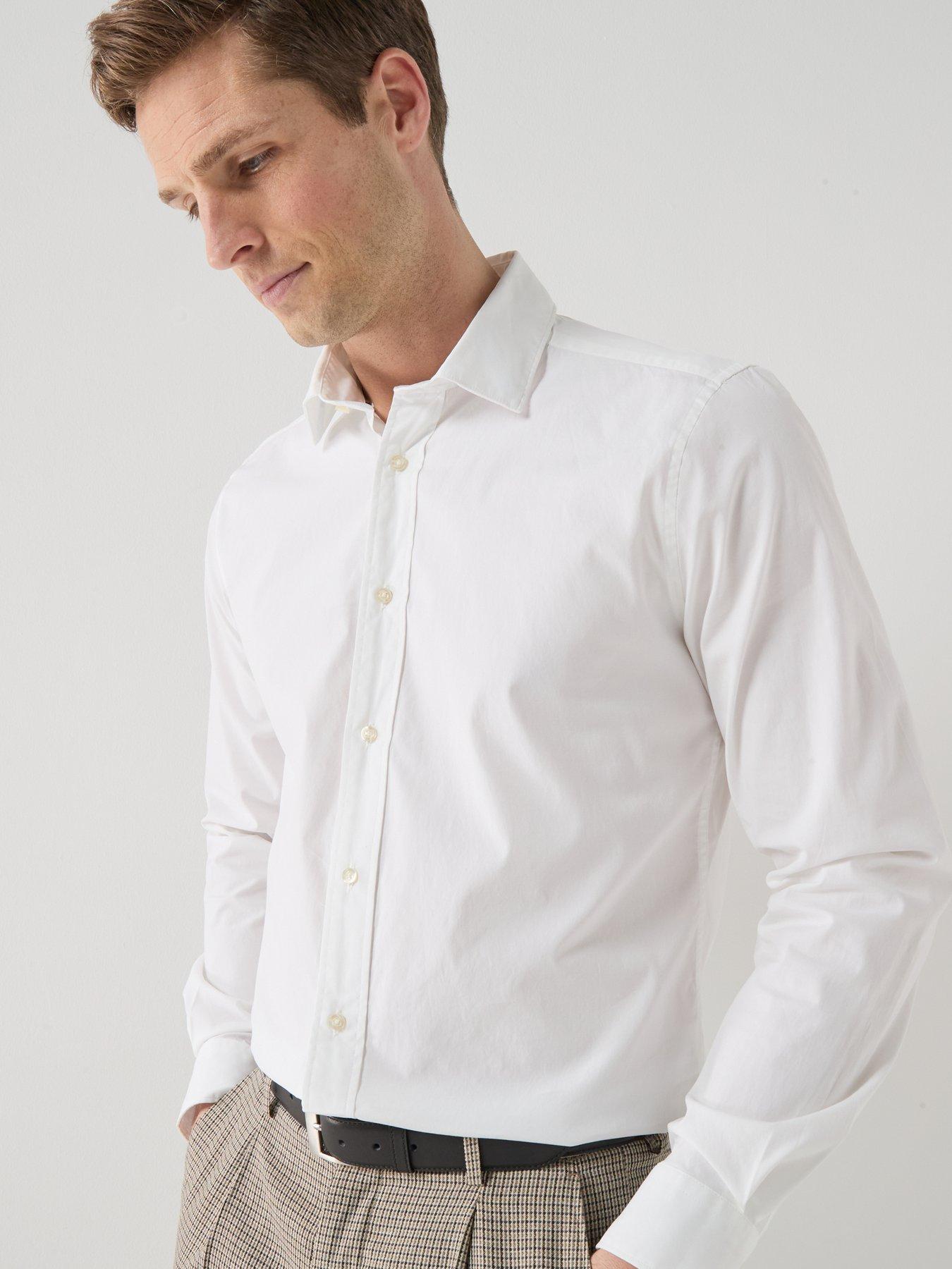 barbour-westcroft-stretch-poplin-tailored-plain-shirt-whiteoutfit