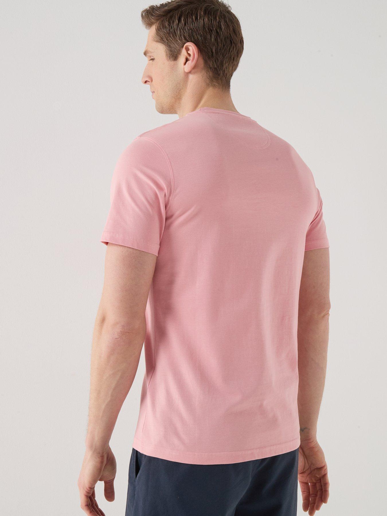 barbour-essential-sports-t-shirt-pinkstillFront