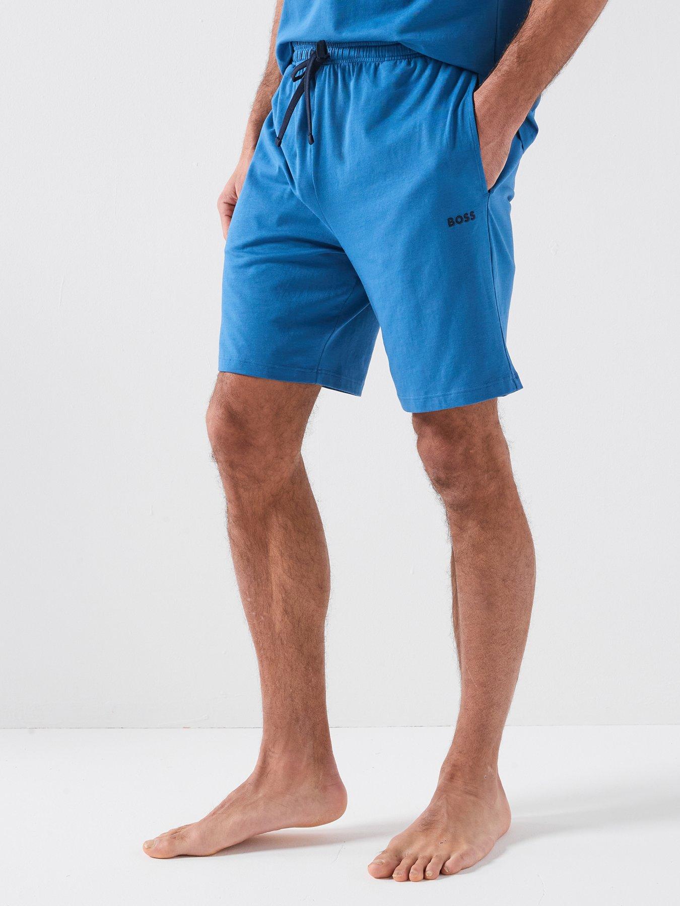 BOSS Mix  &  Match Lightweight Loungewear Shorts - Blue